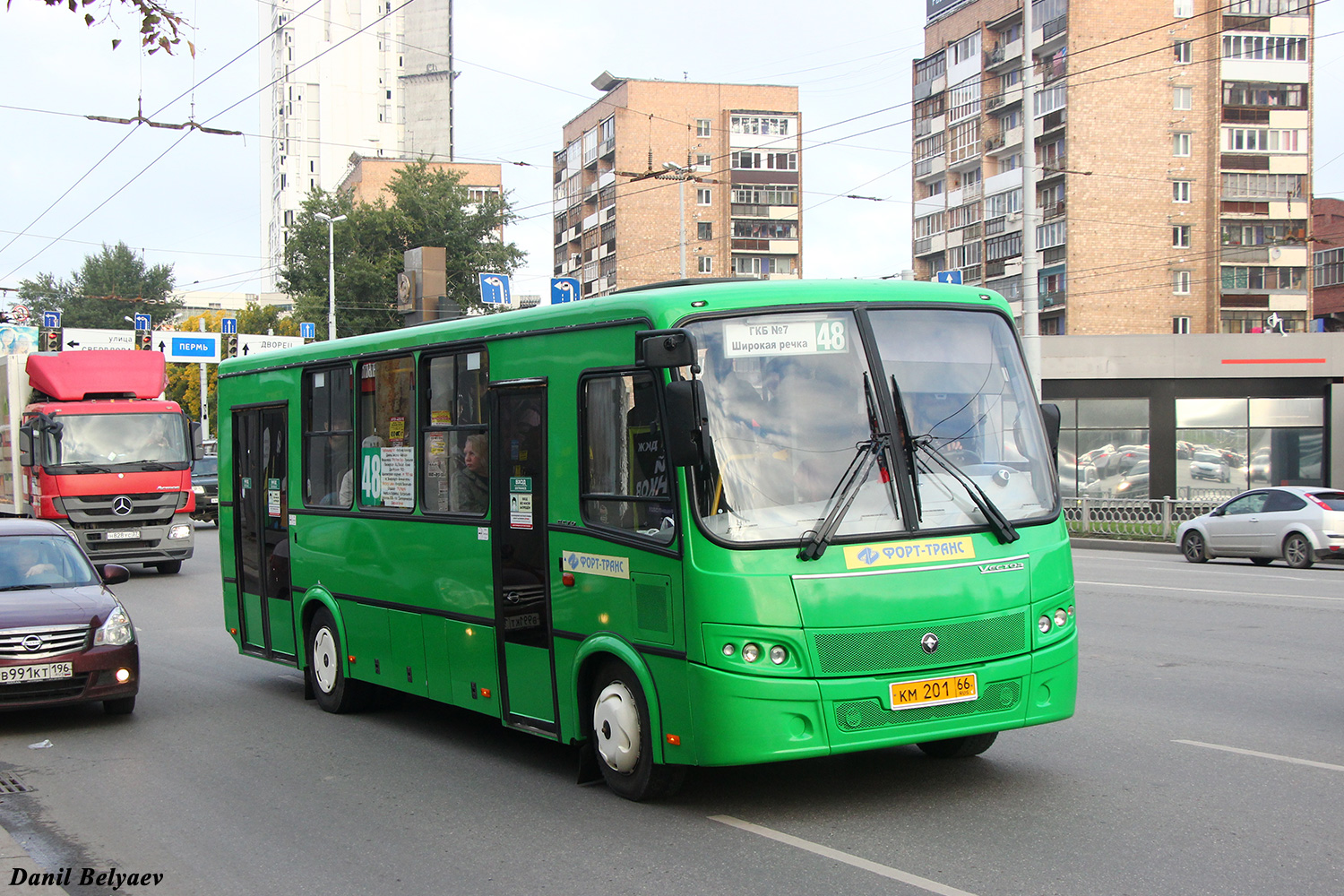 Свердловская область, ПАЗ-320414-04 "Вектор" (1-2) № КМ 201 66