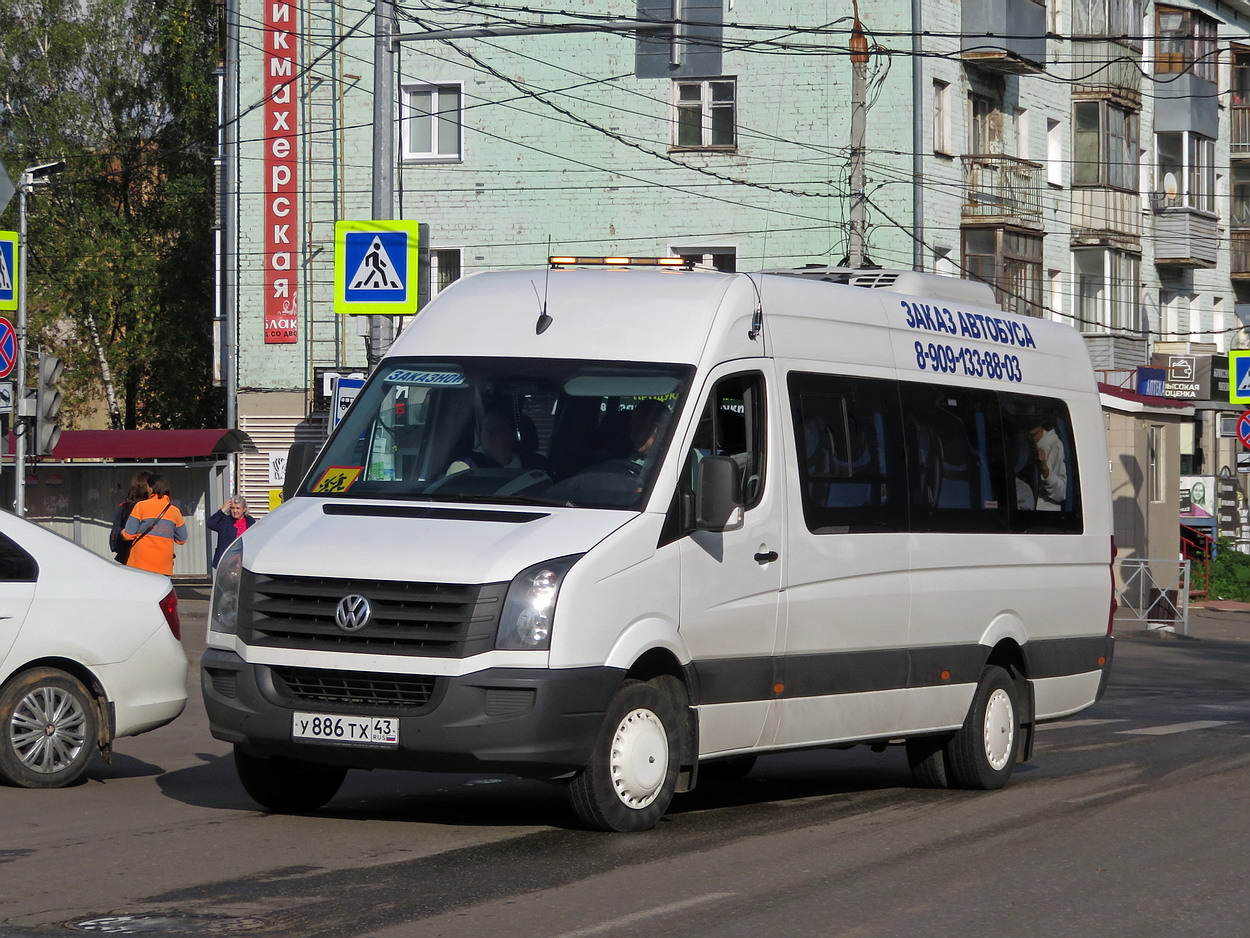 Кировская область, Луидор-223702 (Volkswagen Crafter) № У 886 ТХ 43