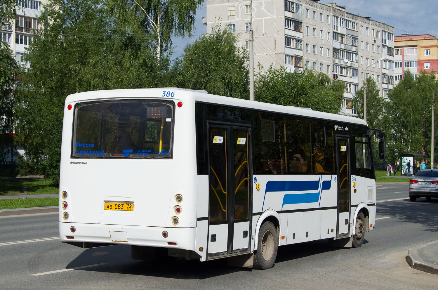 Тюменская область, ПАЗ-320414-05 "Вектор" (1-2) № 386