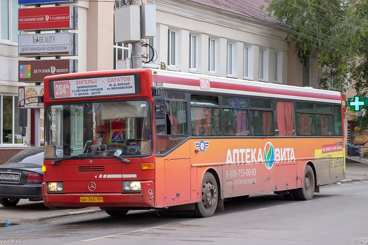 Саратовская область, Mercedes-Benz O405 № АН 765 64