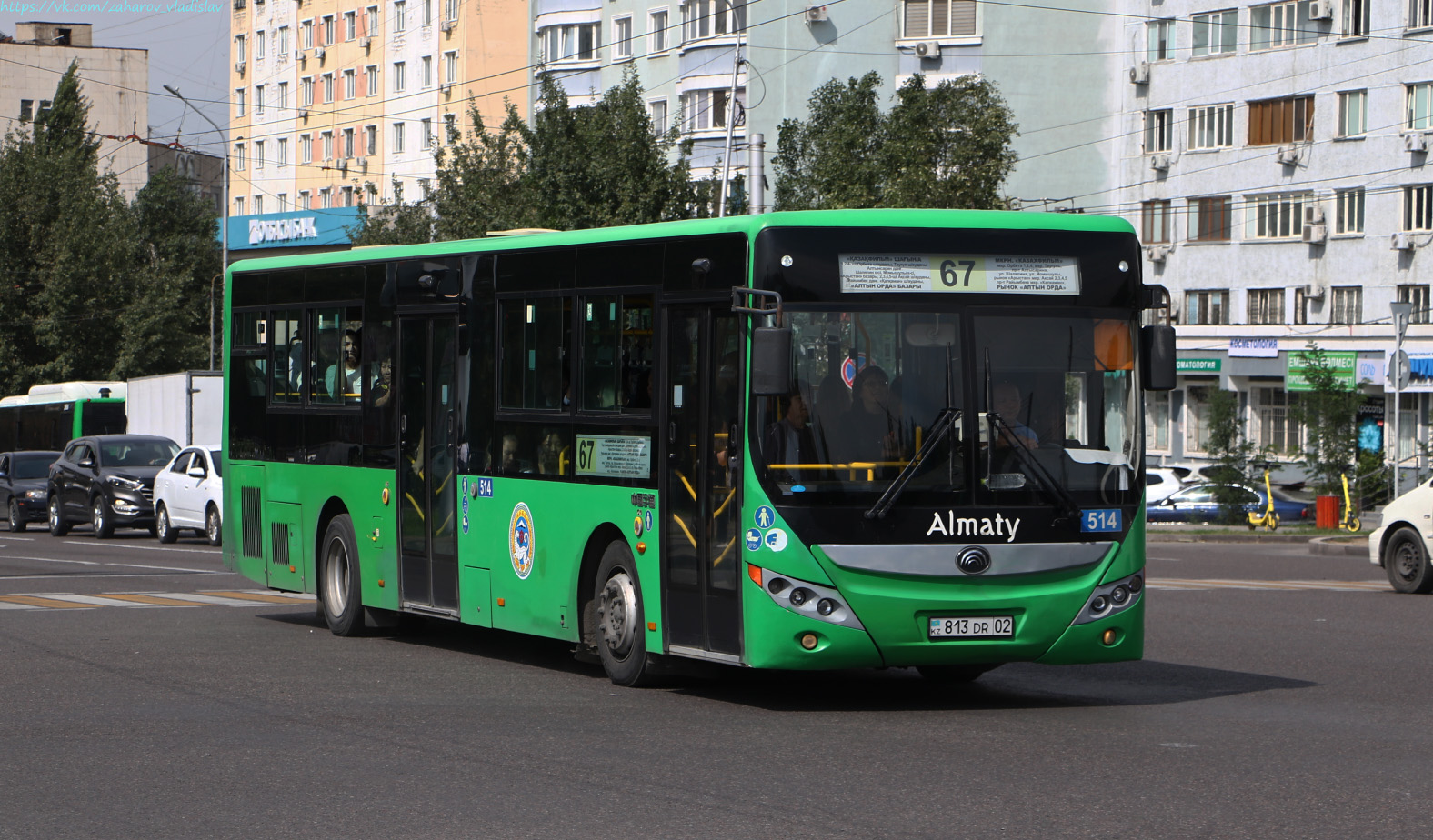 Алматы, Yutong ZK6118HGA № 514