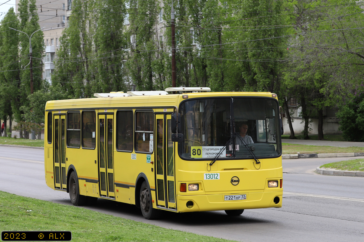 Воронежская область, ЛиАЗ-5256.35 № 13012