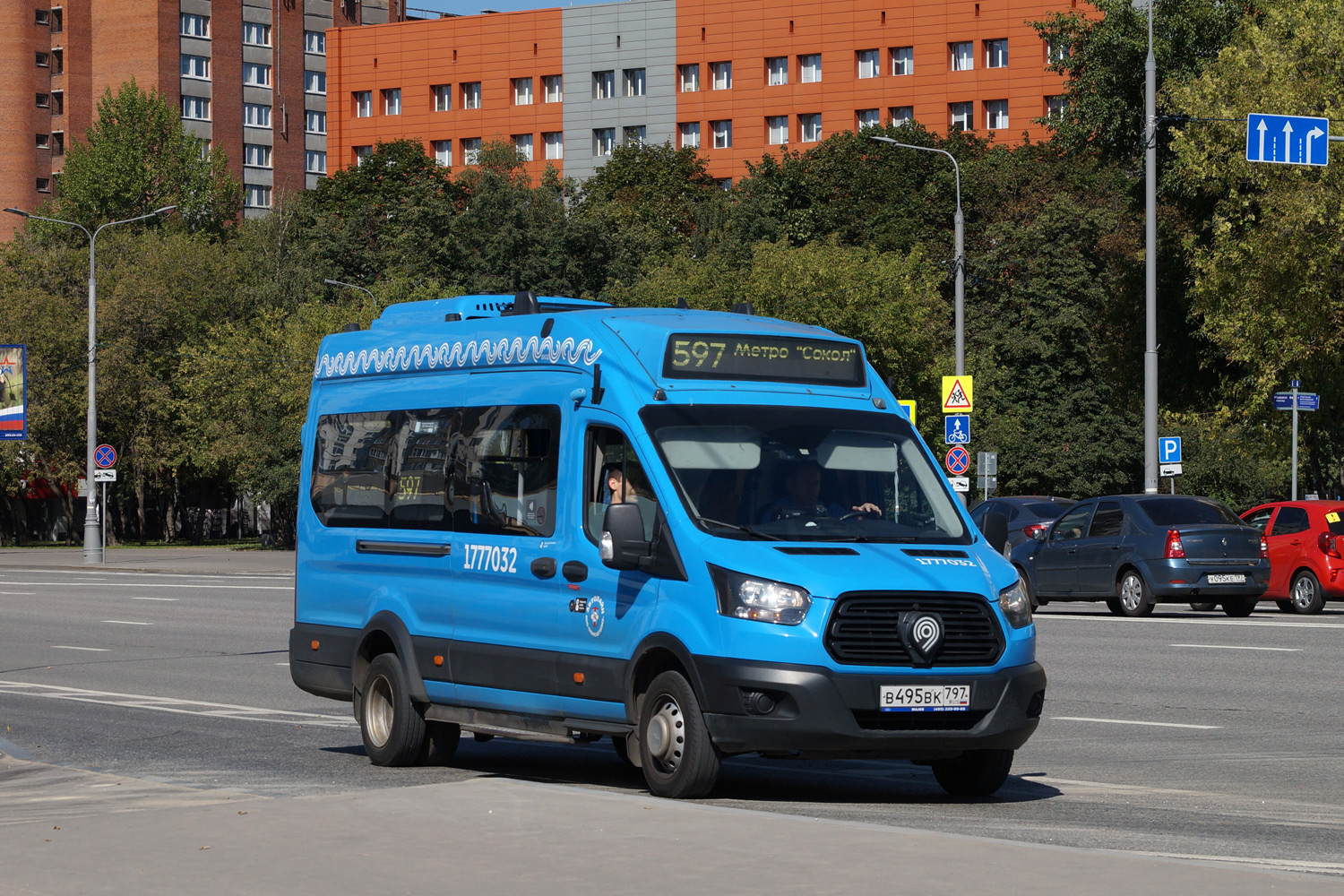 Москва, Нижегородец-222708 (Ford Transit FBD) № 1777032