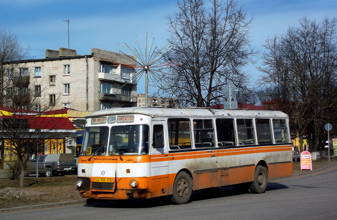 Ленинградская область, ЛиАЗ-677Б № 04213