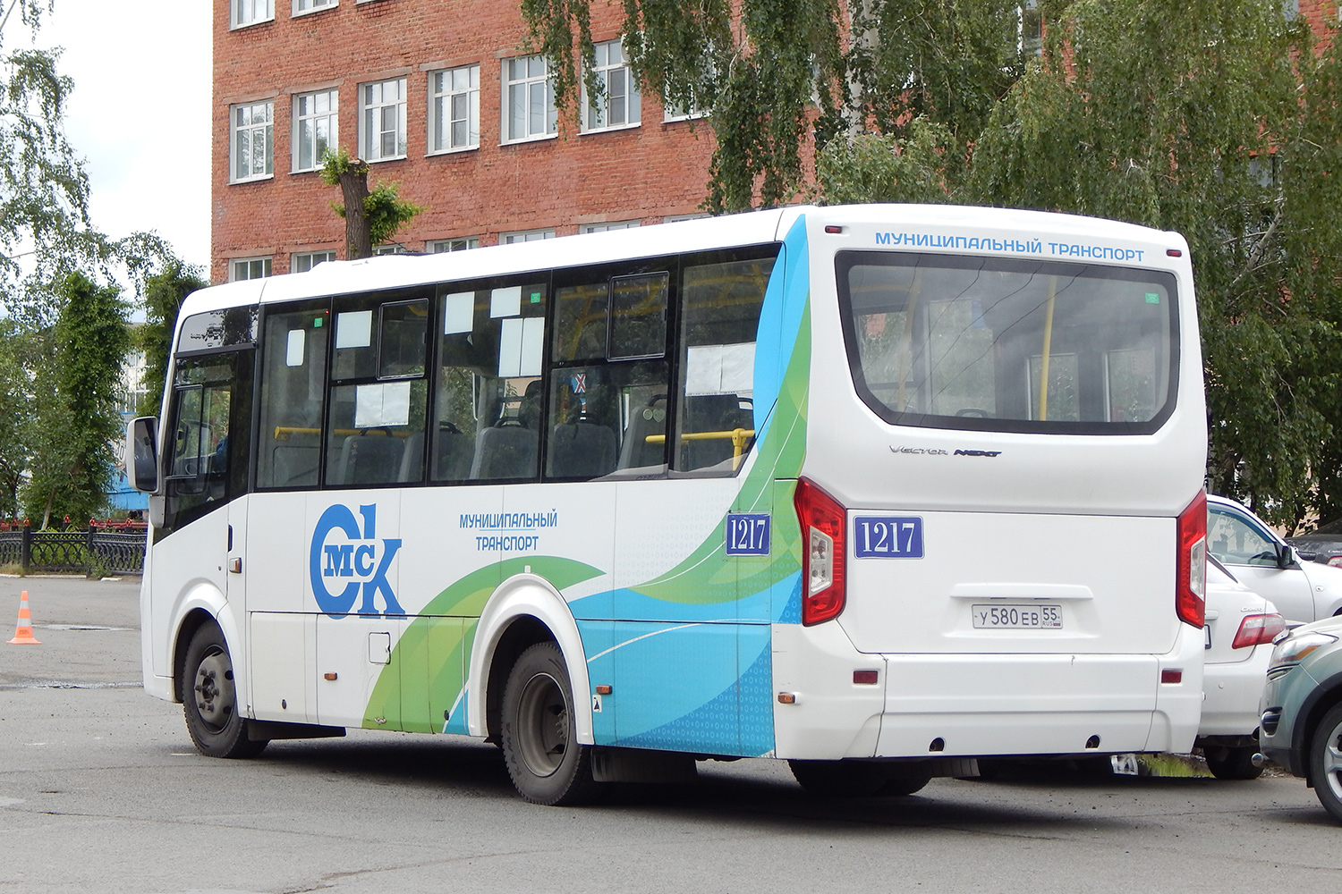 Omsk region, PAZ-320435-04 "Vector Next" № 1217