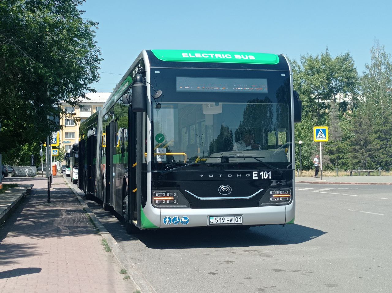 Астана, Yutong ZK6180BEVG (QazTehna) № E101