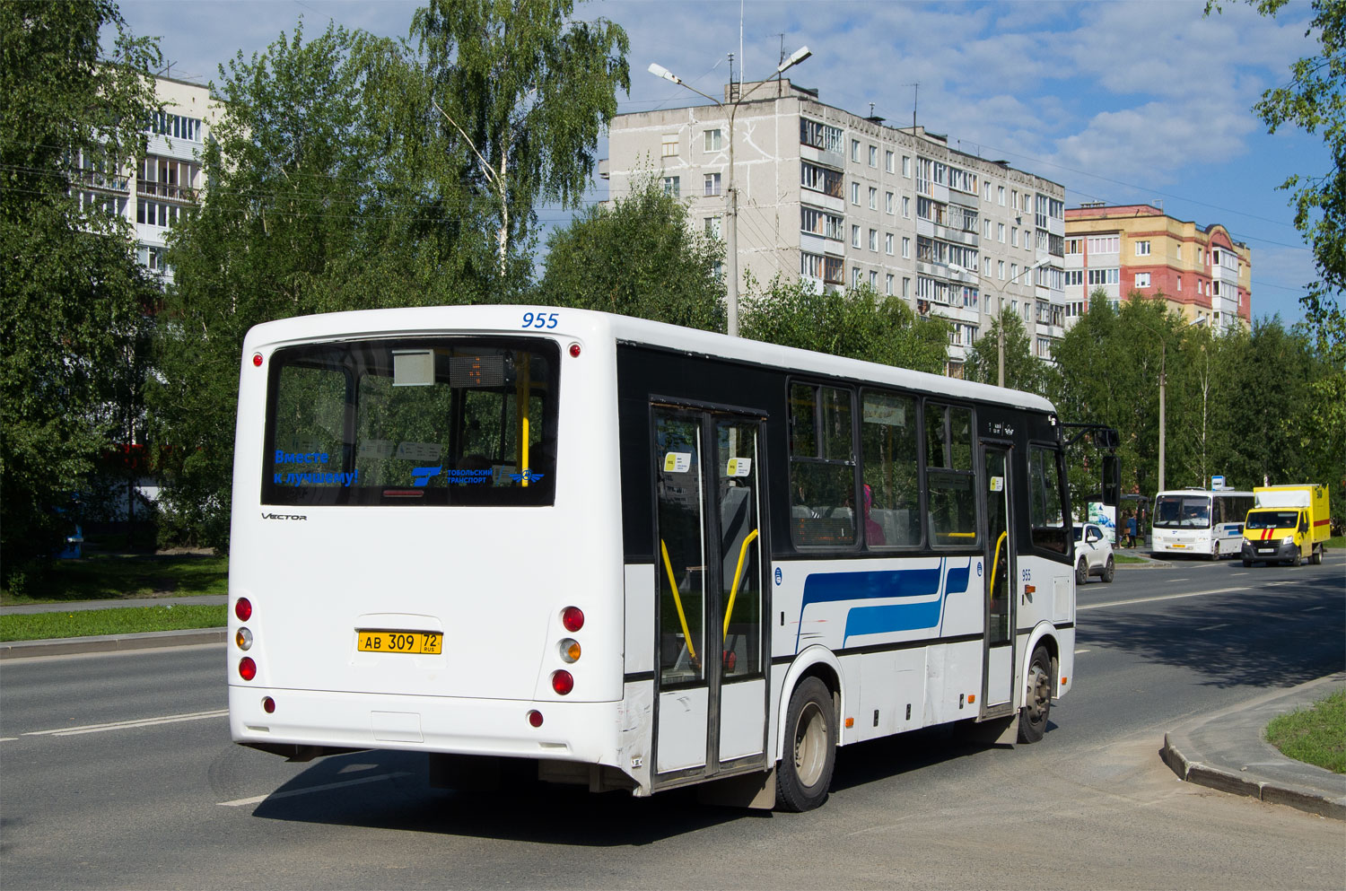 Tumen region, PAZ-320414-04 "Vektor" (1-2) Nr. 955