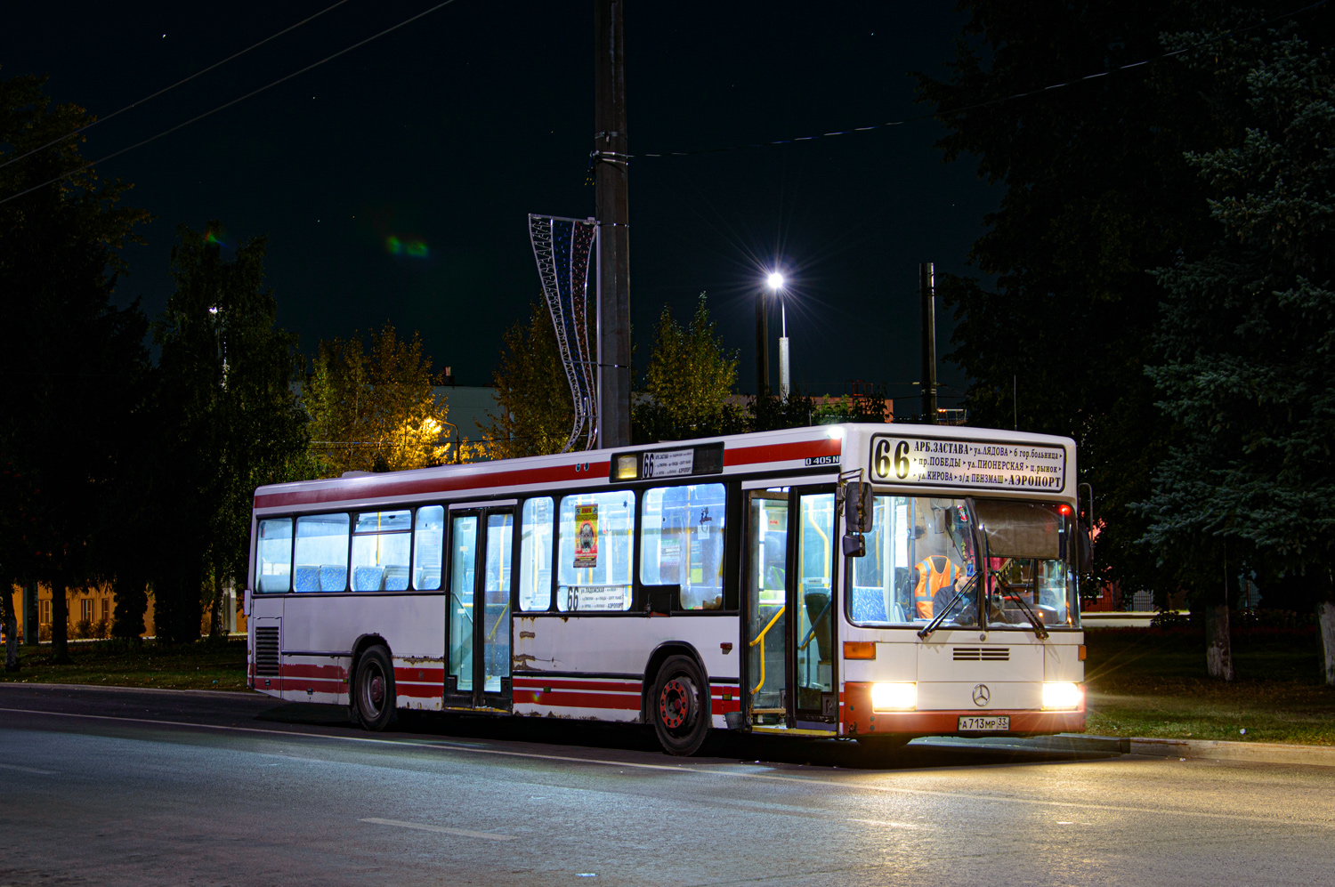 Пензенская область, Mercedes-Benz O405N2 № А 713 МР 33