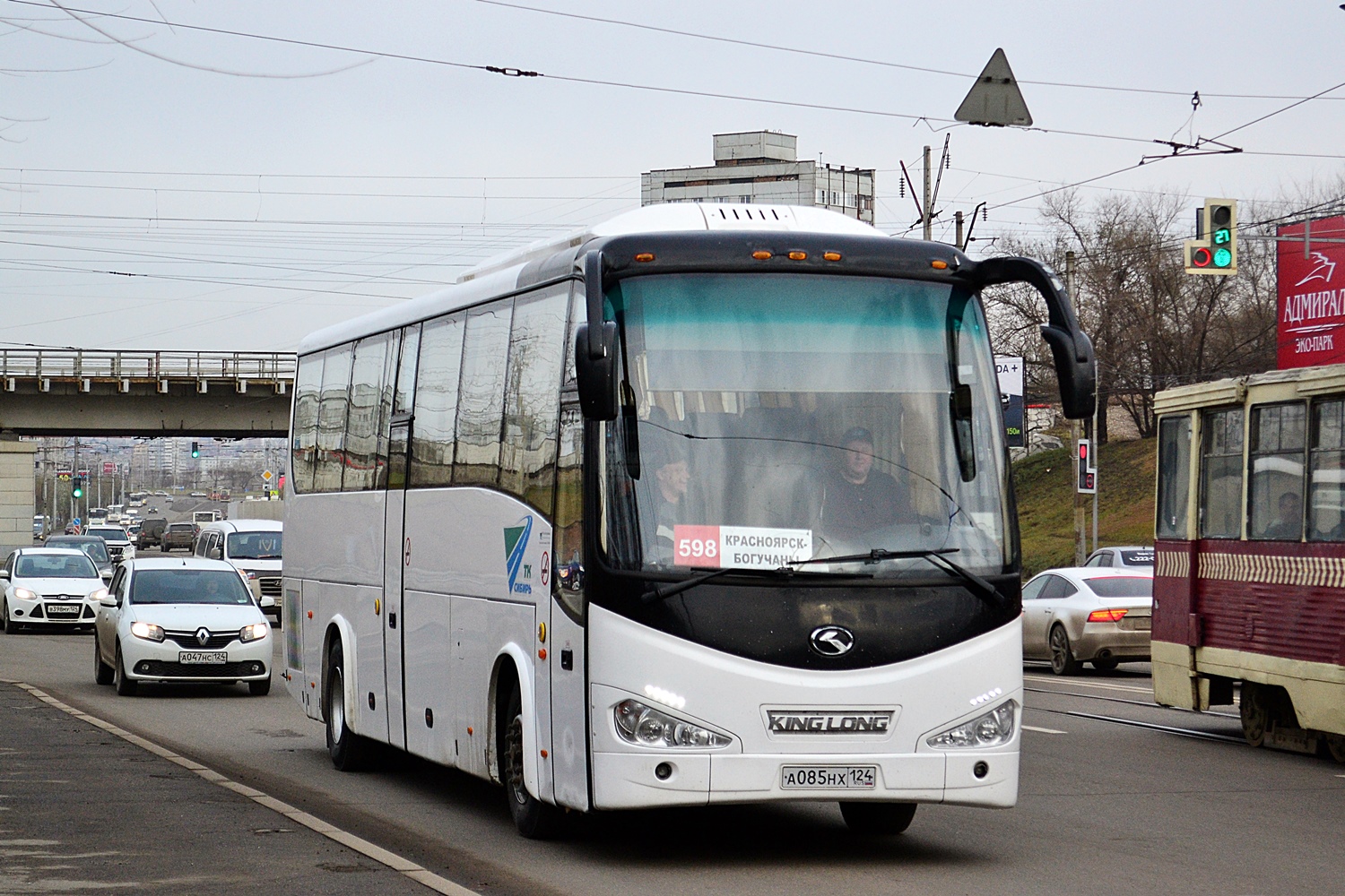 Красноярский край, King Long XMQ6127C № А 085 НХ 124