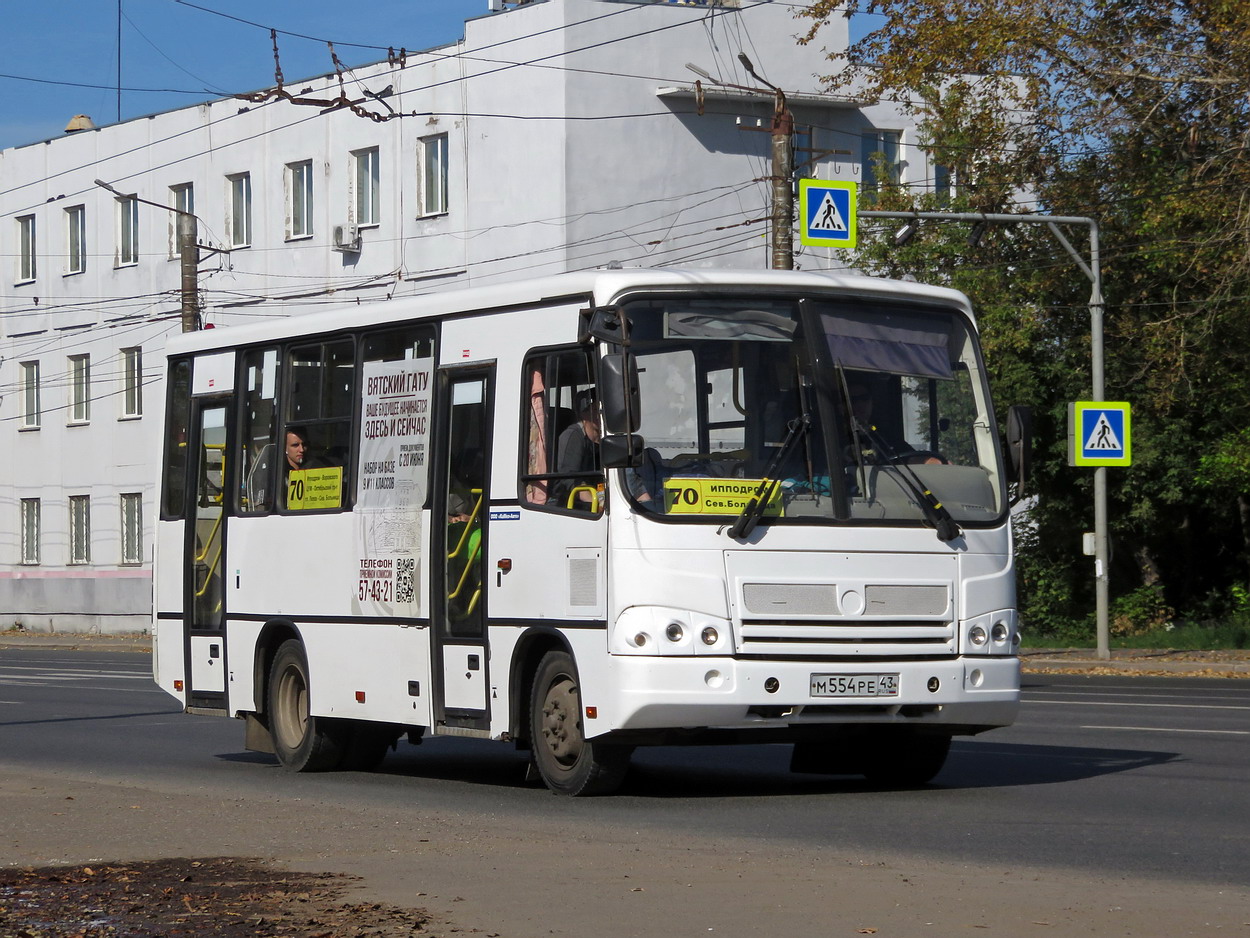 Кировская область, ПАЗ-320402-14 № М 554 РЕ 43