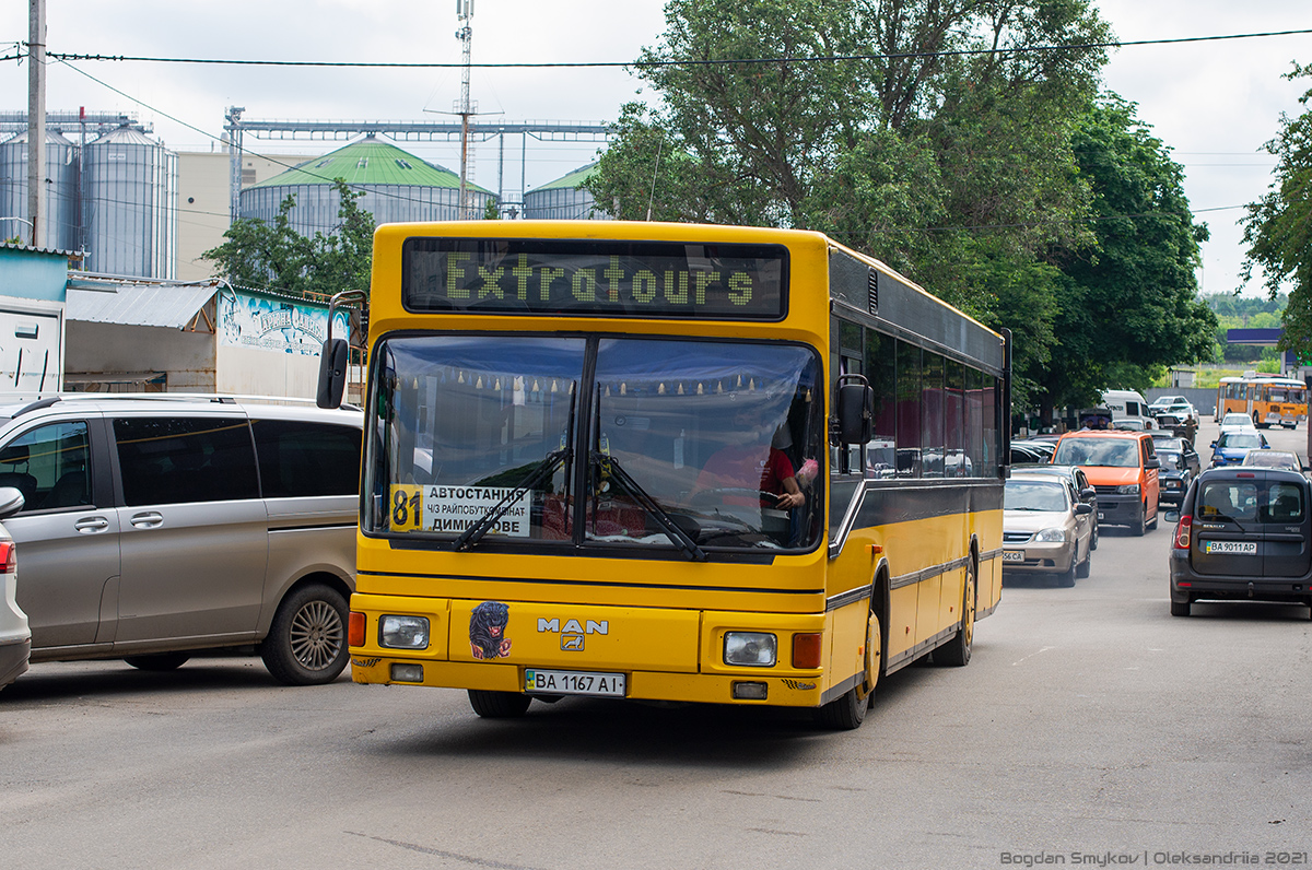 Кировоградская область, MAN A12 EL202 № BA 1167 AI