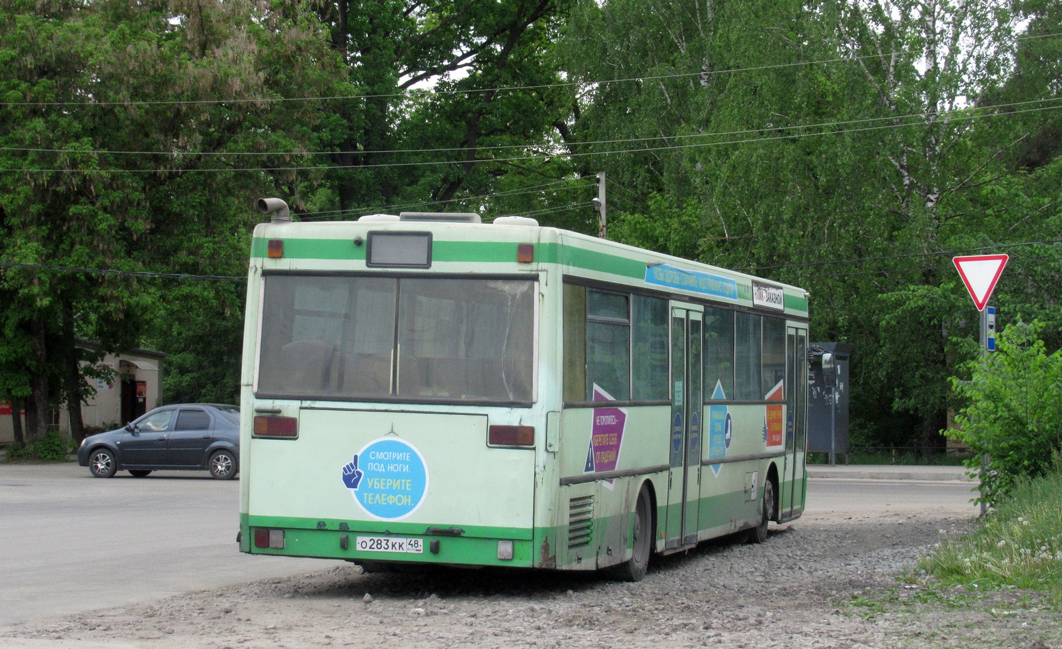 Lipetsk region, Mercedes-Benz O405 # О 283 КК 48