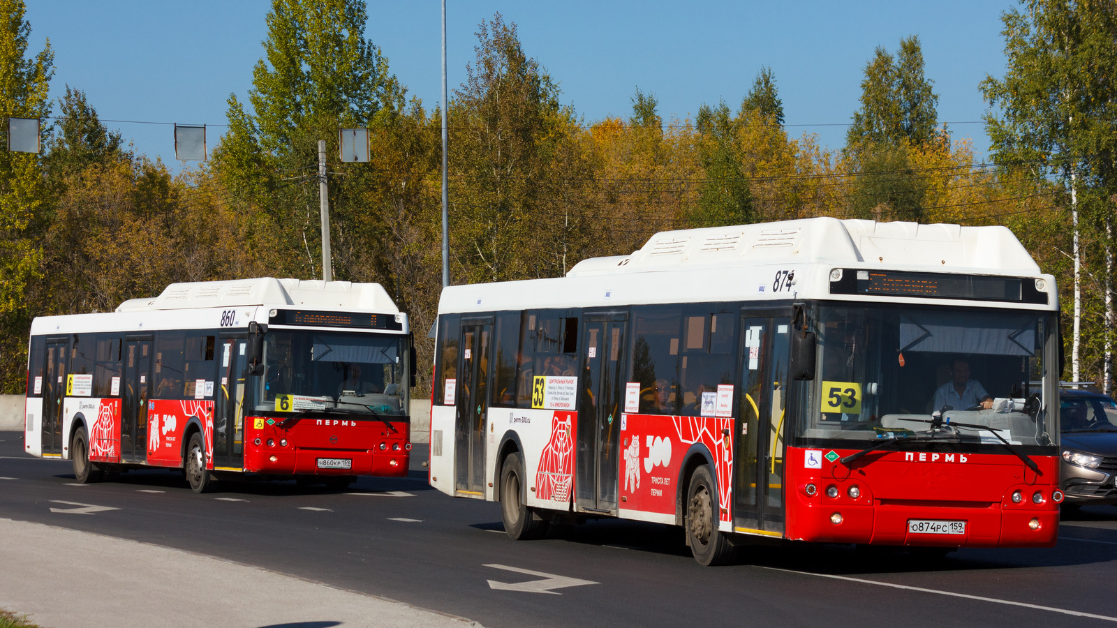 Пермский край, ЛиАЗ-5292.67 (CNG) № О 874 РС 159