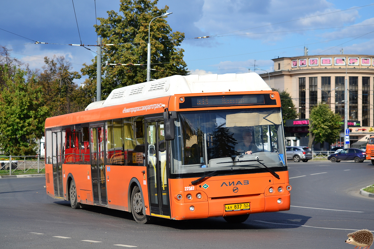 Нижегородская область, ЛиАЗ-5292.67 (CNG) № 21587