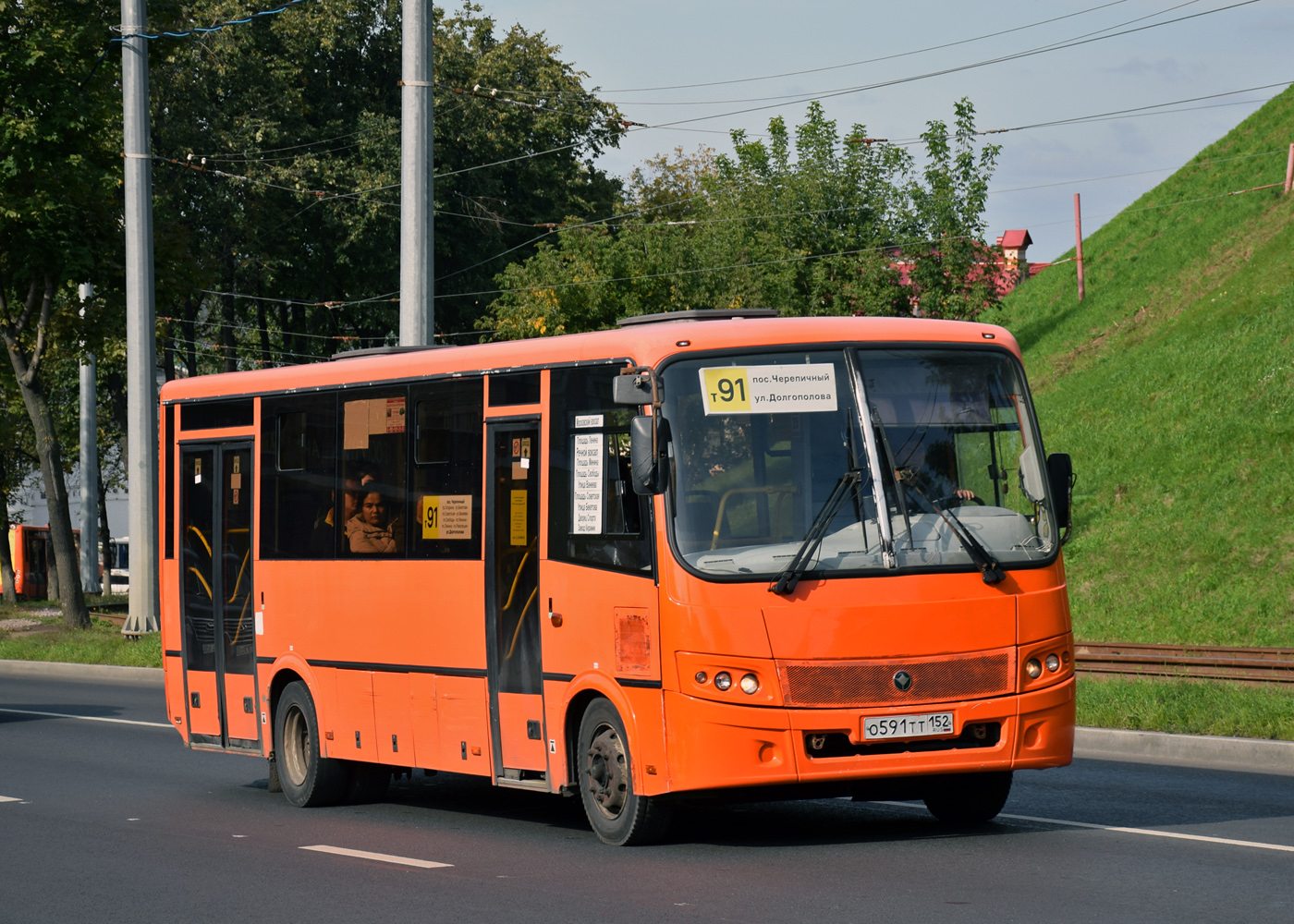 Нижегородская область, ПАЗ-320414-04 "Вектор" № О 591 ТТ 152