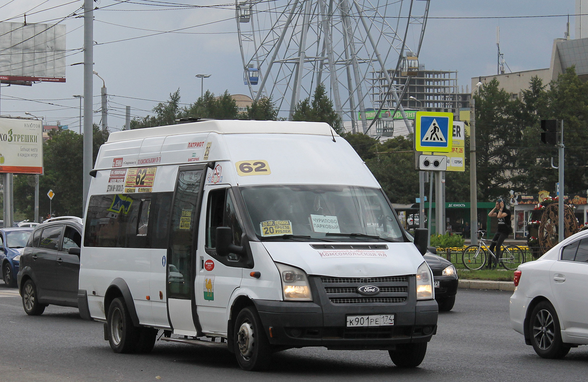 Chelyabinsk region, Nizhegorodets-222709  (Ford Transit) Nr. К 901 РЕ 174