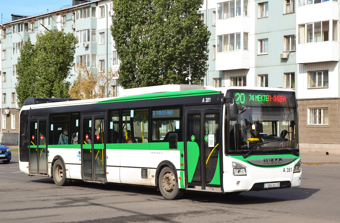 Astana, IVECO Urbanway 12M (SaryarkaAvtoProm) č. A381