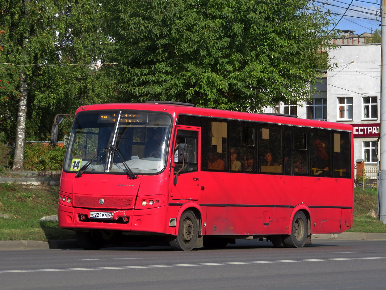 Кировская область, ПАЗ-320414-05 "Вектор" (1-2) № Х 221 РВ 43