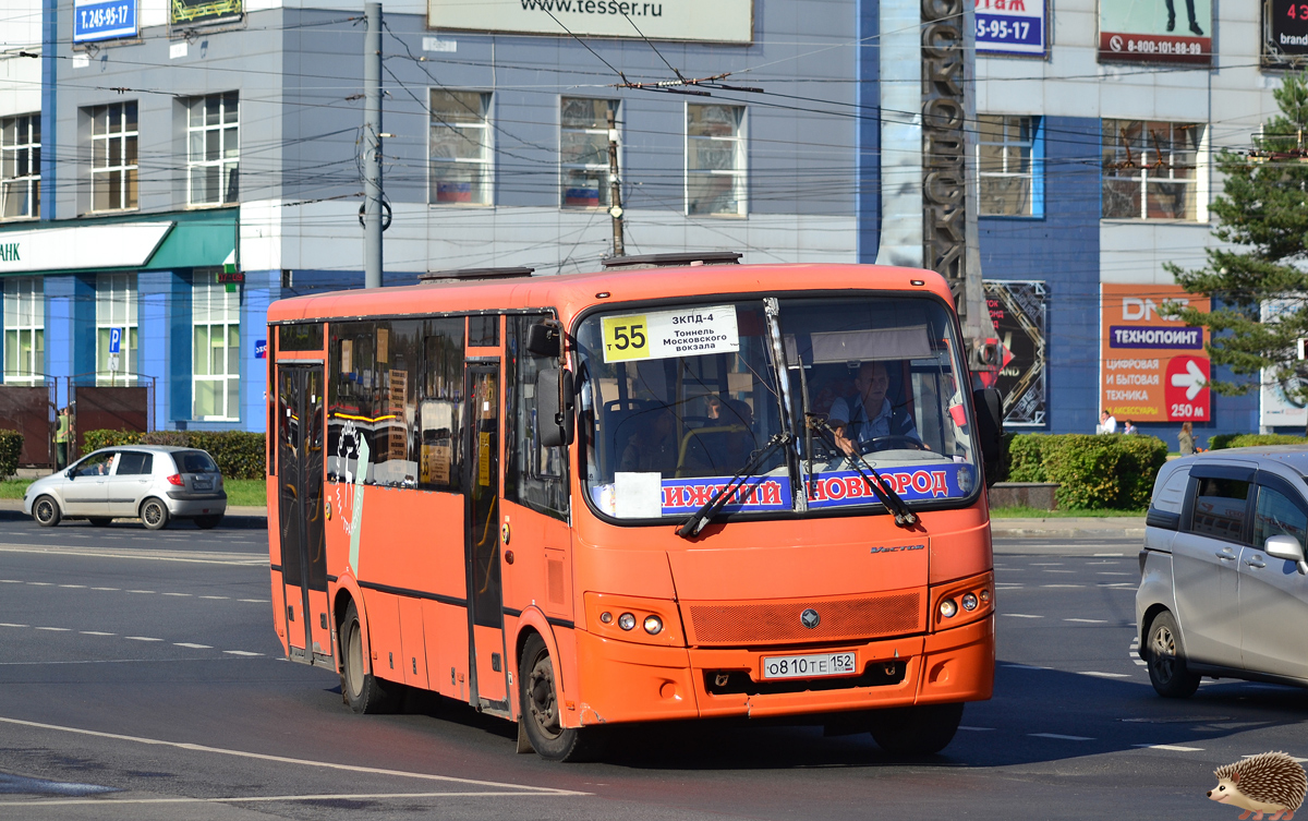 Nizhegorodskaya region, PAZ-320414-04 "Vektor" # О 810 ТЕ 152