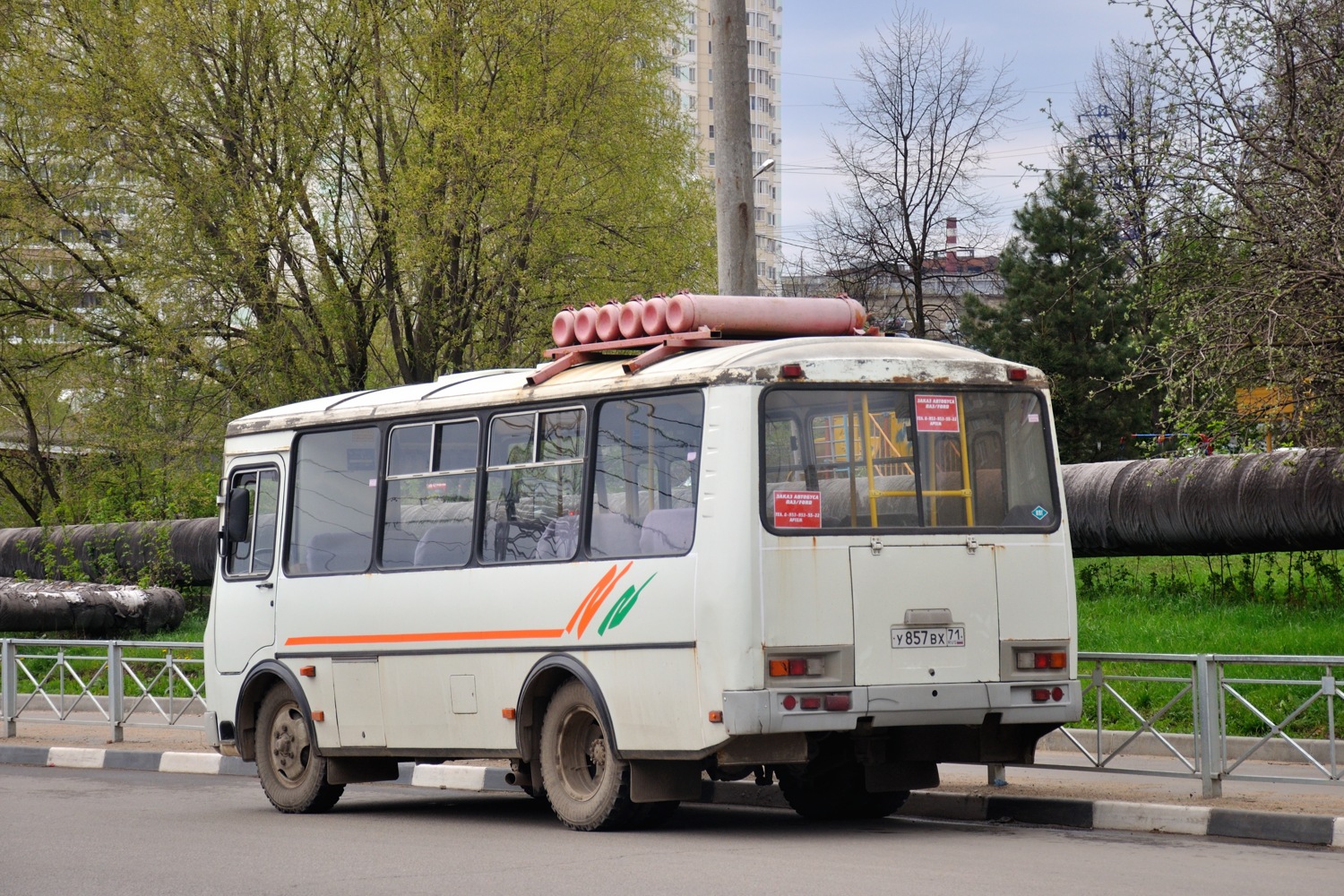 Тульская область, ПАЗ-32054 № У 857 ВХ 71