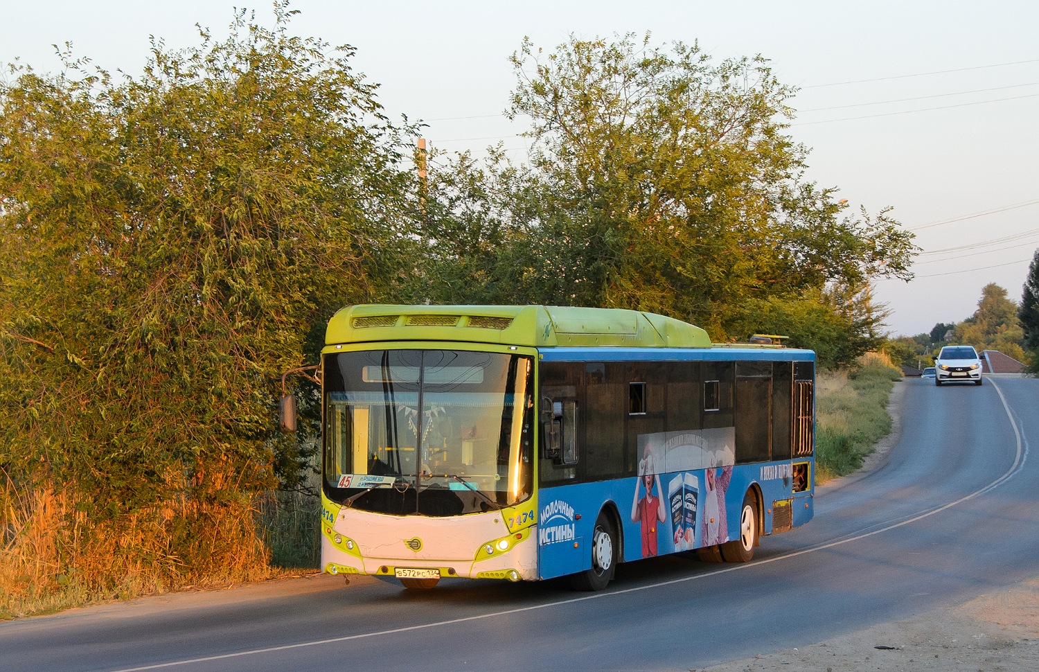 Волгоградская область, Volgabus-5270.G2 (CNG) № 7474