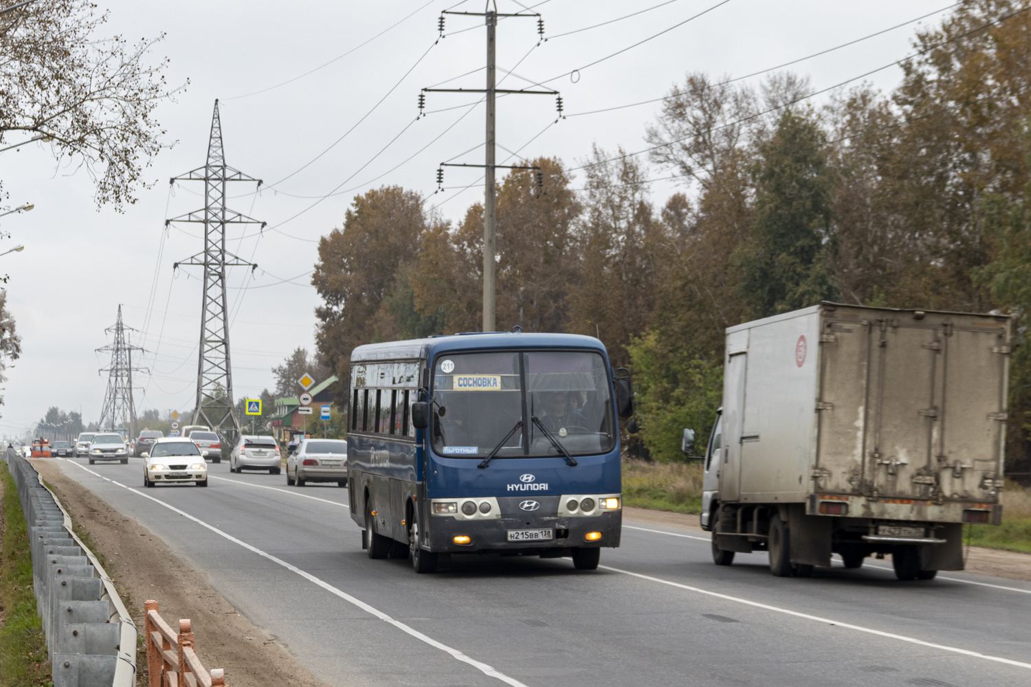 Иркутская область, Hyundai AeroTown № Н 215 ВВ 138