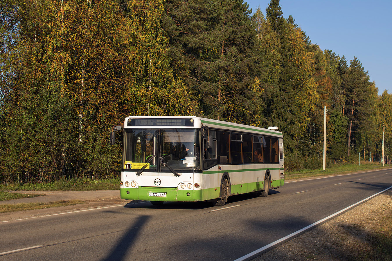 Кировская область, ЛиАЗ-5292.20 № У 170 ТХ 43 — Фото — Автобусный транспорт