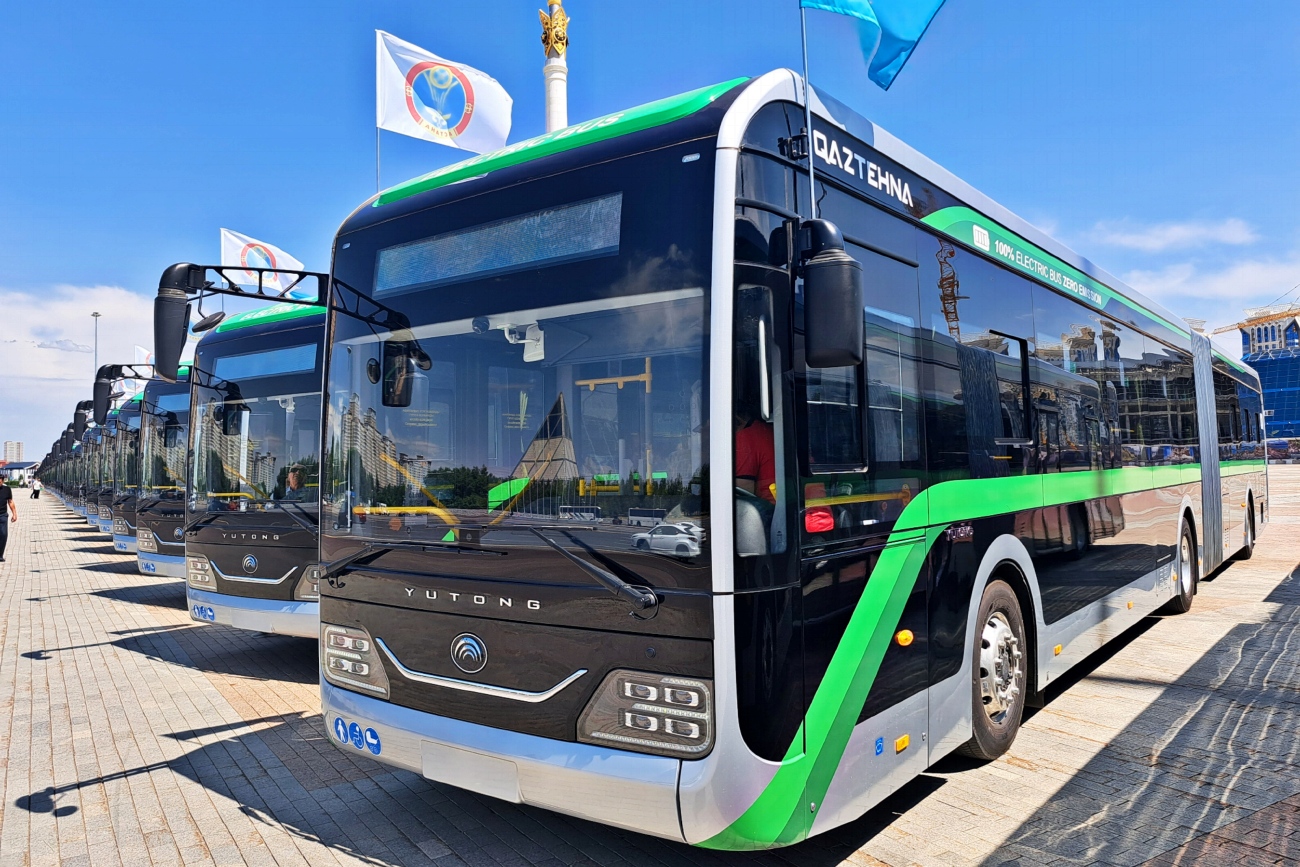 Астана, Yutong ZK6180BEVG (QazTehna) № E114; Астана — Новые автобусы