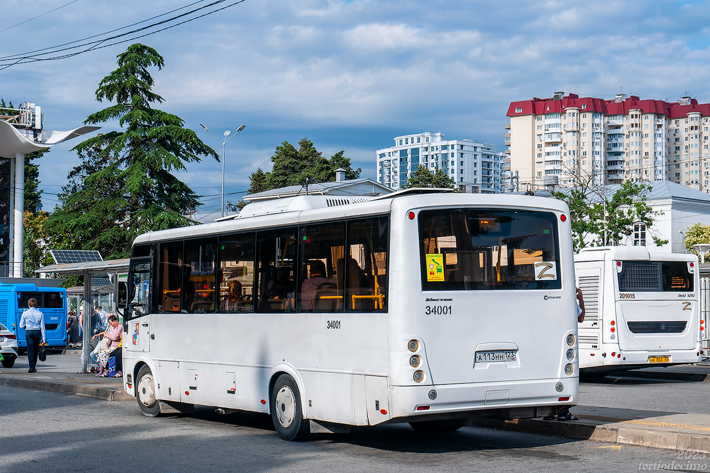 Краснодарский край, ПАЗ-320414-05 "Вектор" (1-2) № 34001