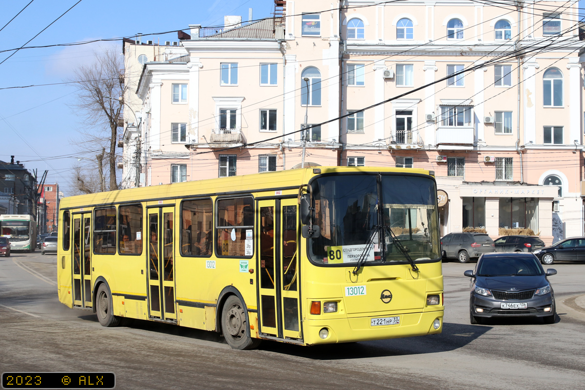 Воронежская область, ЛиАЗ-5256.35 № 13012