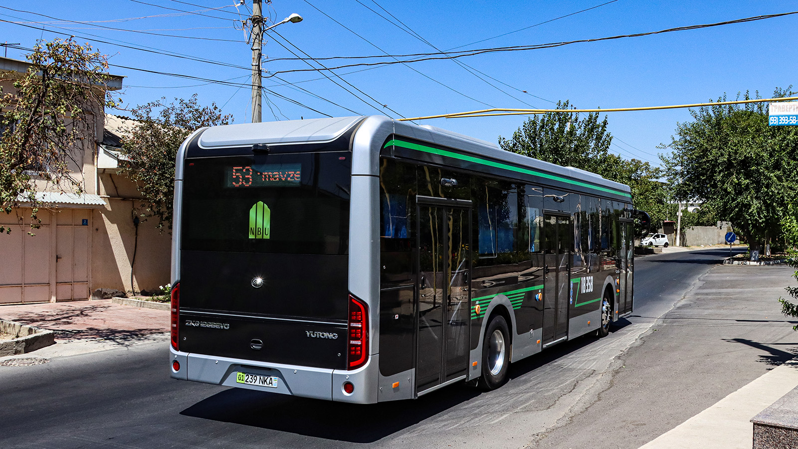 Өзбекстан, Yutong ZK6126BEVG № 18358