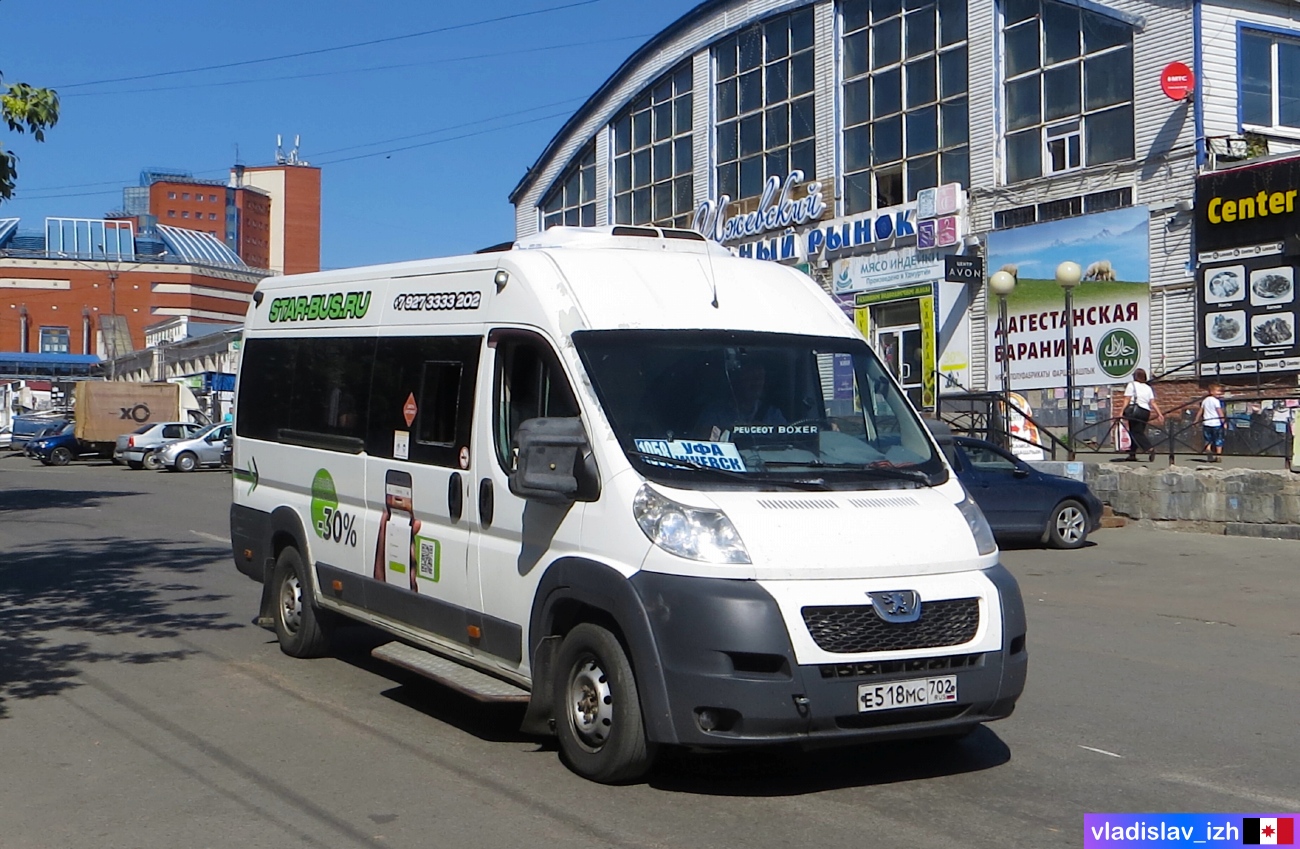 Башкортостан, Нижегородец-2227SK (Peugeot Boxer) № Е 518 МС 702