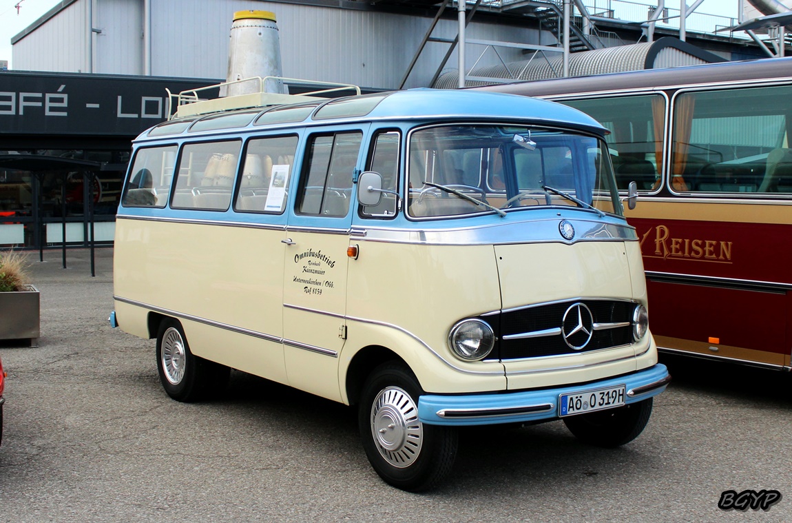 Бавария, Mercedes-Benz O319D № AÖ-O 319H; Баден-Вюртемберг — 6. Europatreffen historischer Omnibusse 21.-23.04.2023 Technik Museum Sinsheim & Speyer