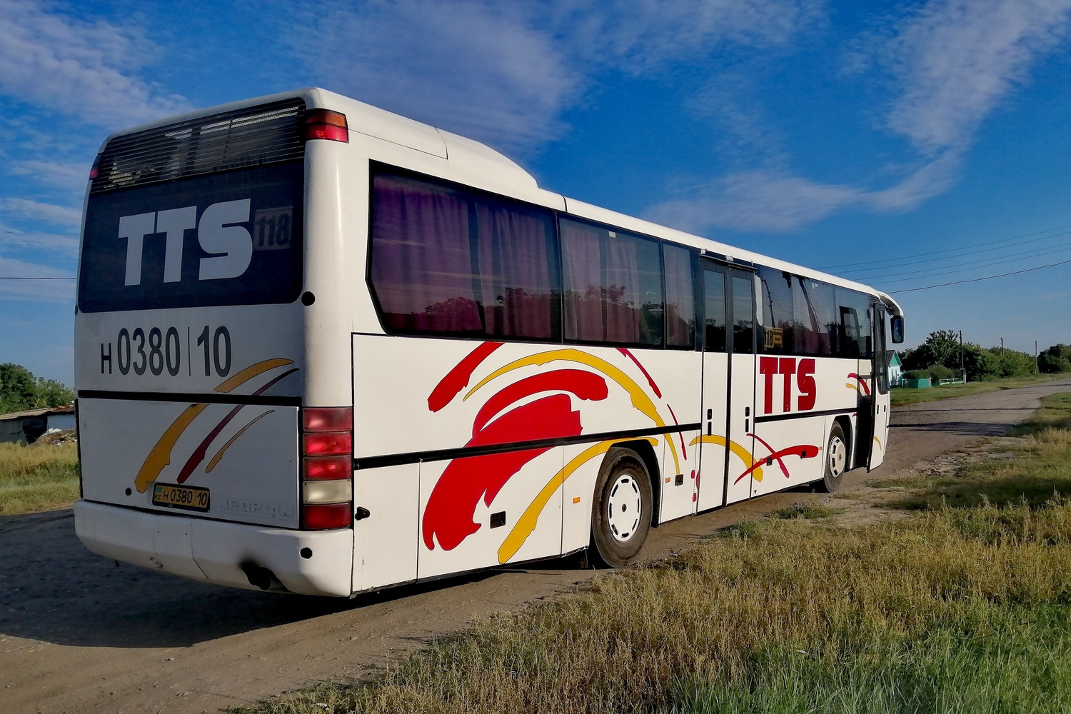 Kostanay province, Neoplan N316Ü Transliner # H 0380 10
