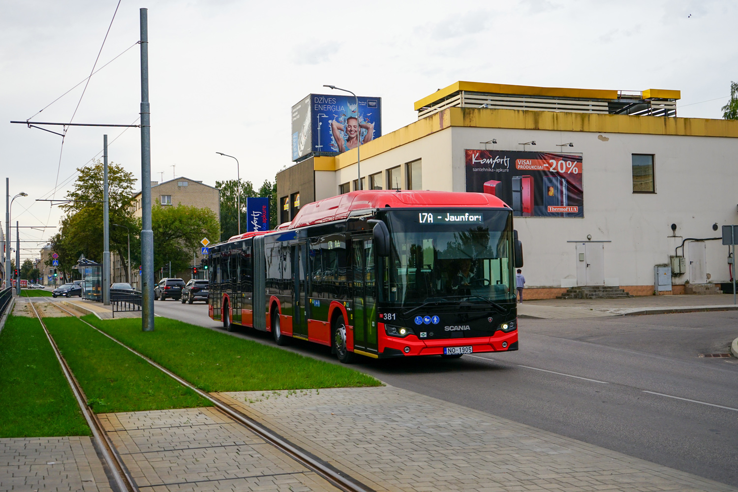 Латвия, Scania Citywide LFA II 17.9 № 381