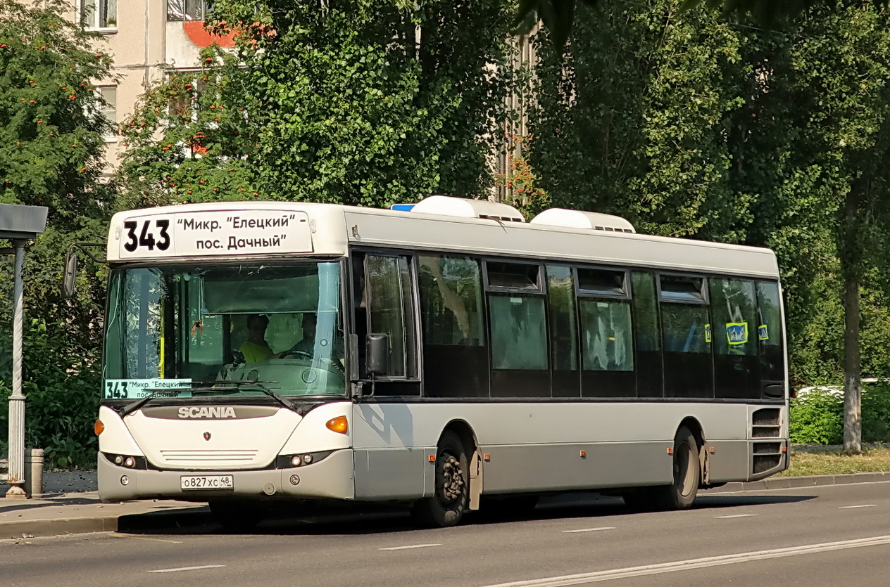 Липецкая область, Scania OmniLink II (Скания-Питер) № О 827 ХС 48