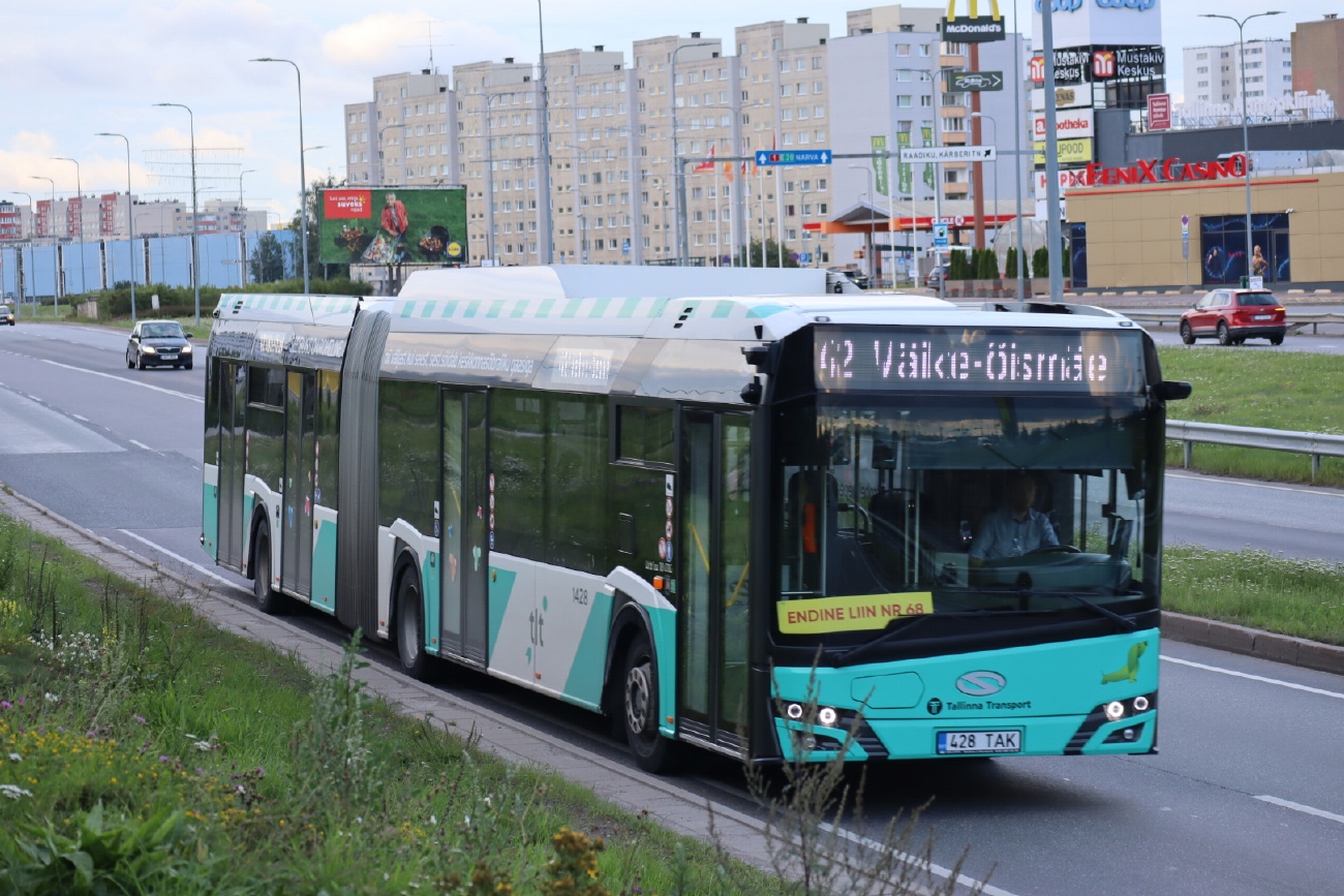 Эстония, Solaris Urbino IV 18 CNG № 1428