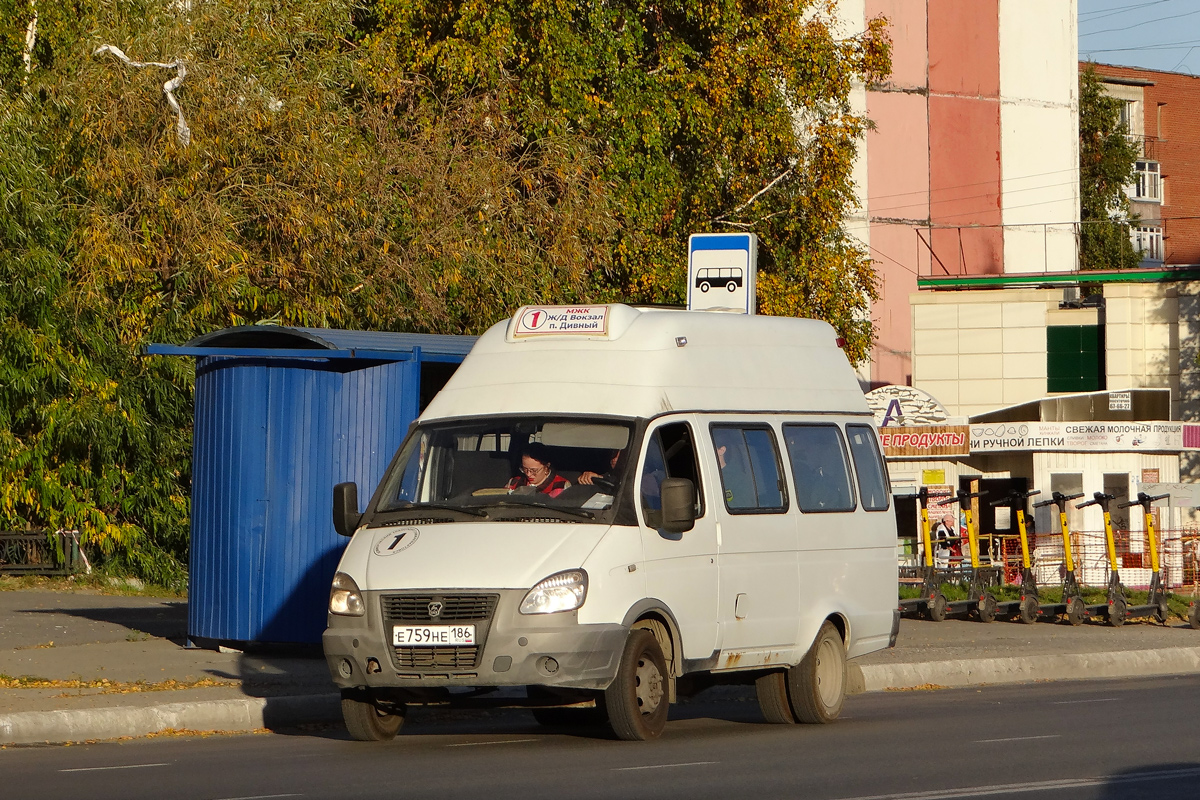 Ханты-Мансийский АО, Луидор-225001 (ГАЗ-3221) № Е 759 НЕ 186