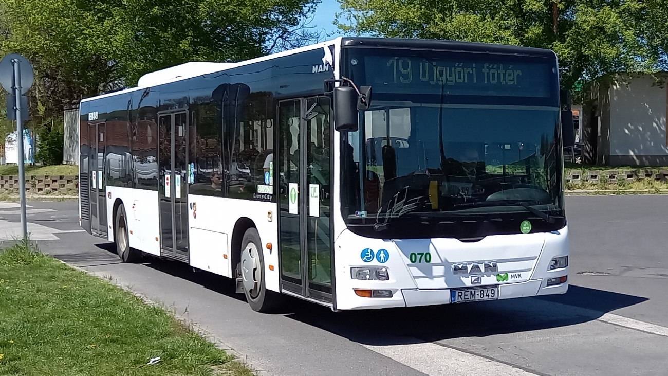 Венгрия, MAN A21 Lion's City NL313 № 070