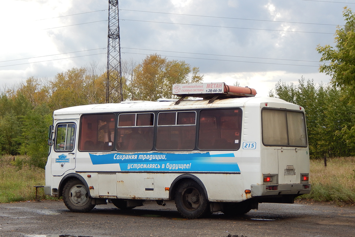 Омская область, ПАЗ-32053 № 215