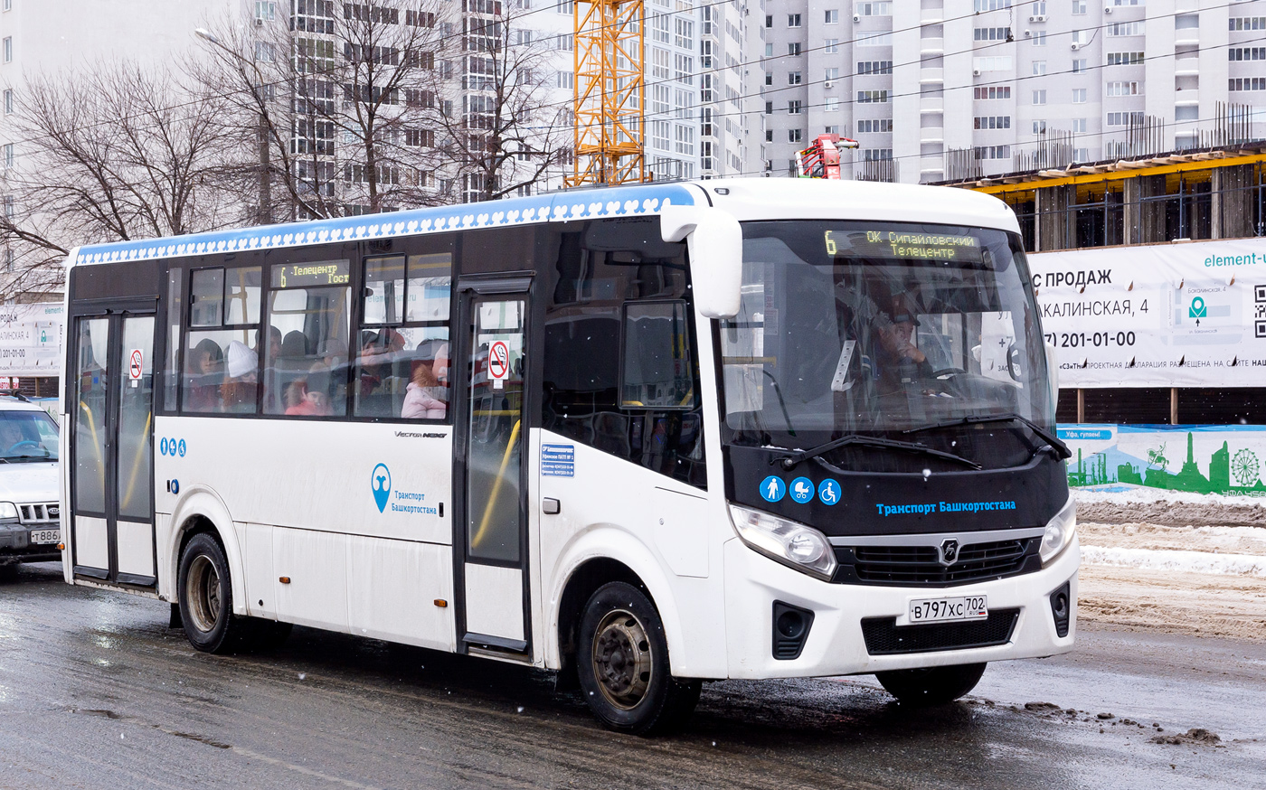 Башкортостан, ПАЗ-320415-04 "Vector Next" № 6307