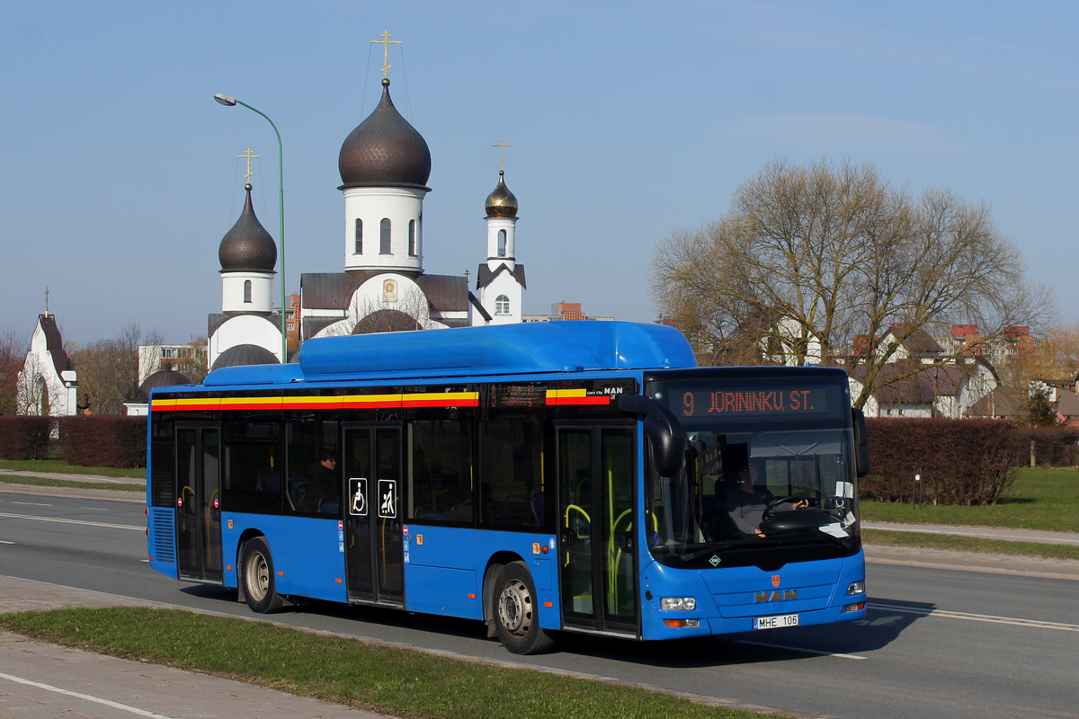 Литва, MAN A21 Lion's City NL273 CNG № MHE 106