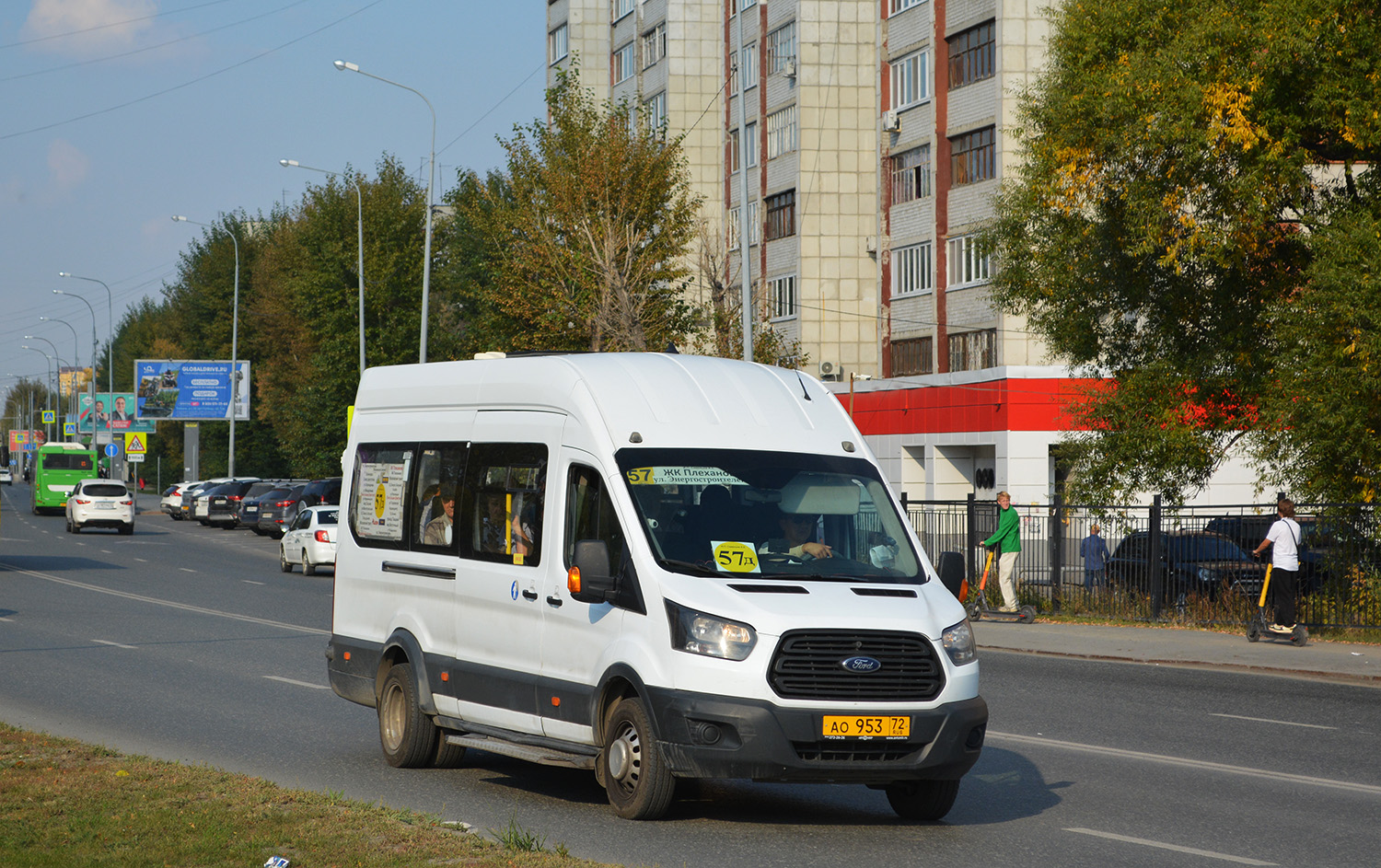 Тюменская область, Ford Transit FBD [RUS] (Z6F.ESG.) № АО 953 72