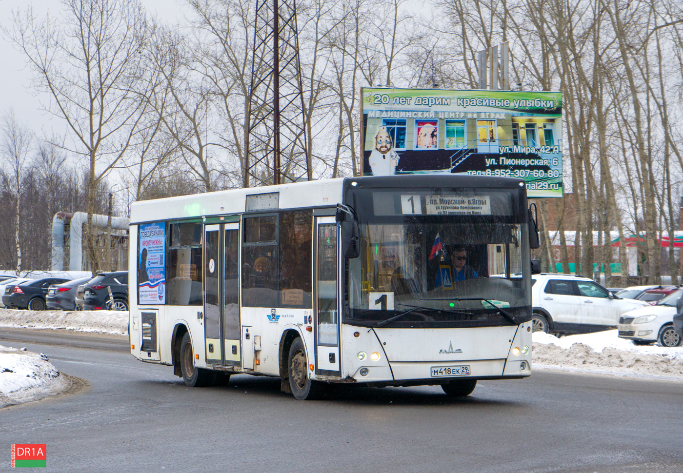 Архангельская область, МАЗ-206.085 № М 418 ЕК 29