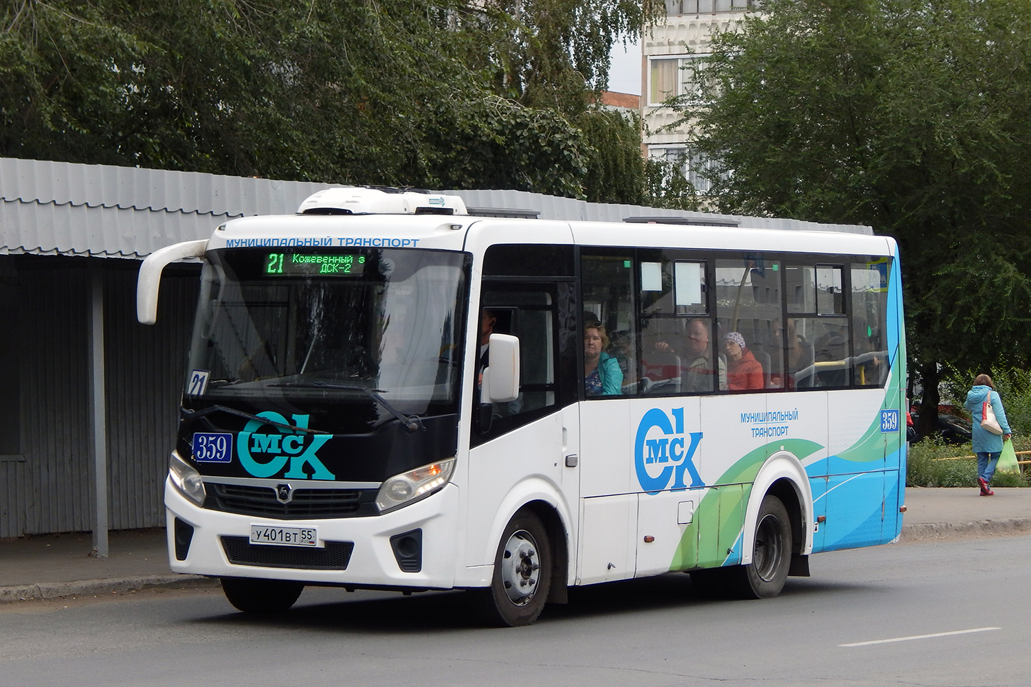 Omsk region, PAZ-320435-04 "Vector Next" # 359