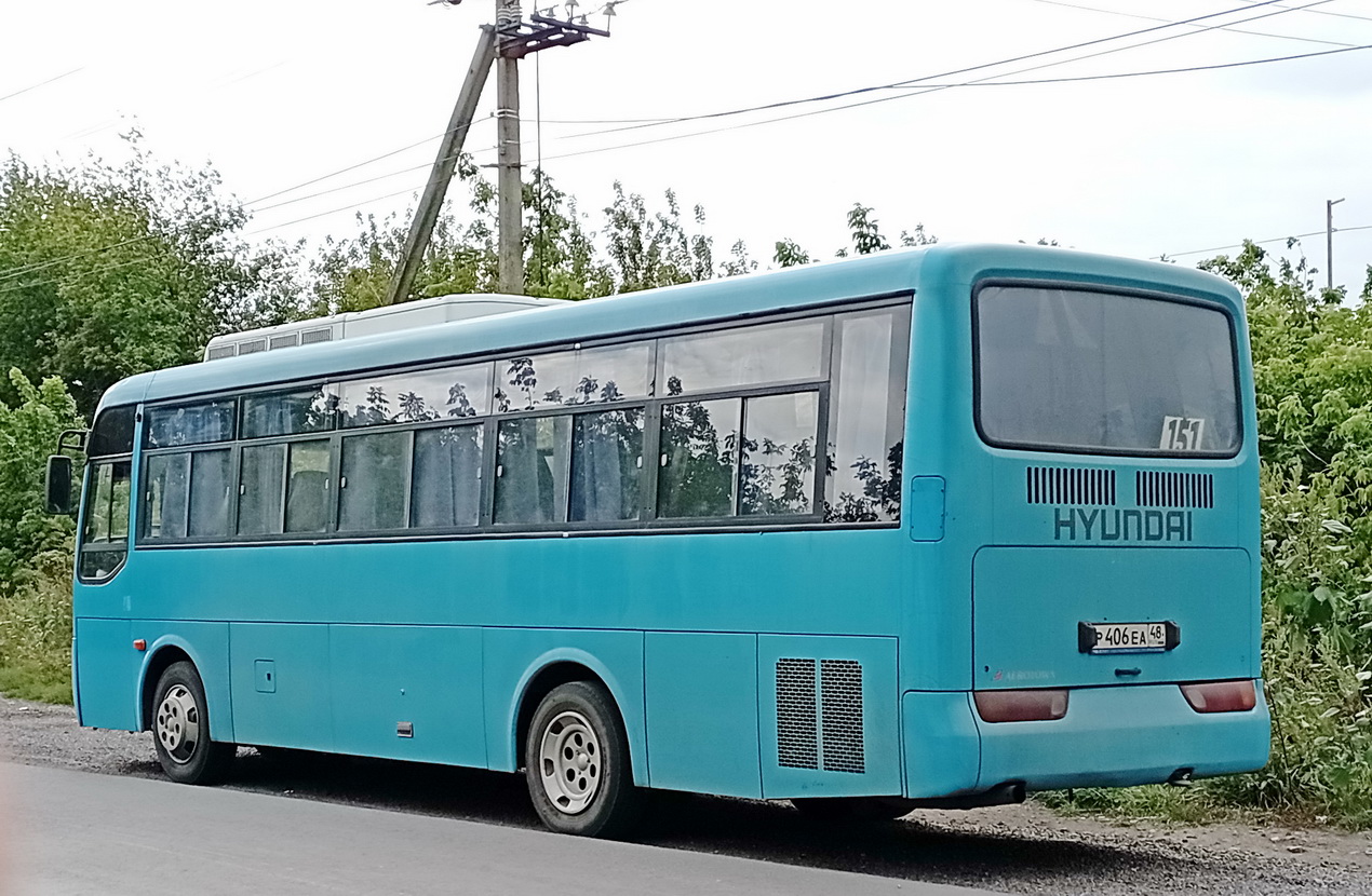 Липецкая область, Hyundai AeroTown № Р 406 ЕА 48