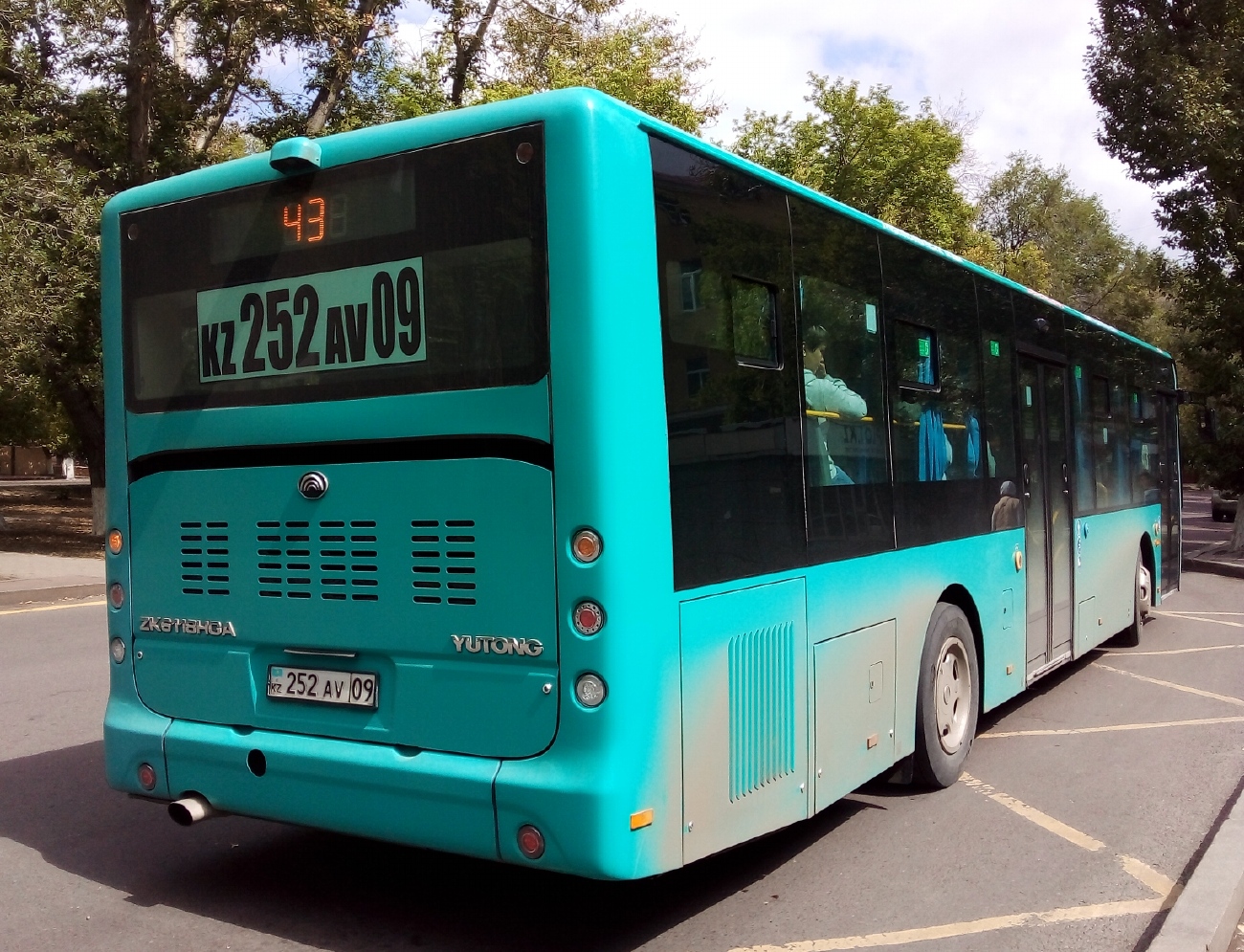 Карагандинская область, Yutong ZK6118HGA (QazTehna) № 252 AV 09