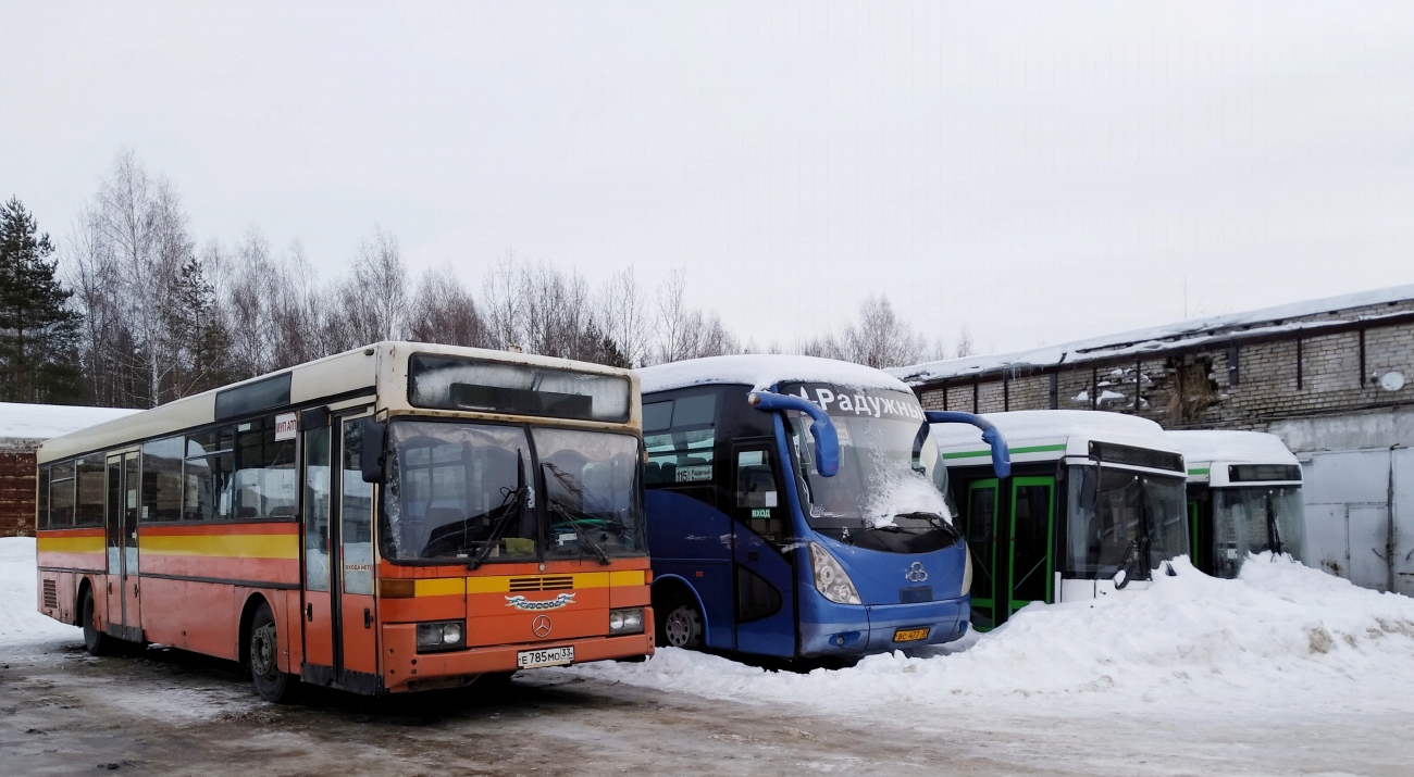 Vladimir region, Mercedes-Benz O405 # Е 785 МО 33; Vladimir region, LiAZ-5292.21 # К 927 ОТ 197; Vladimir region, LiAZ-5292.21 # С 131 СМ 197