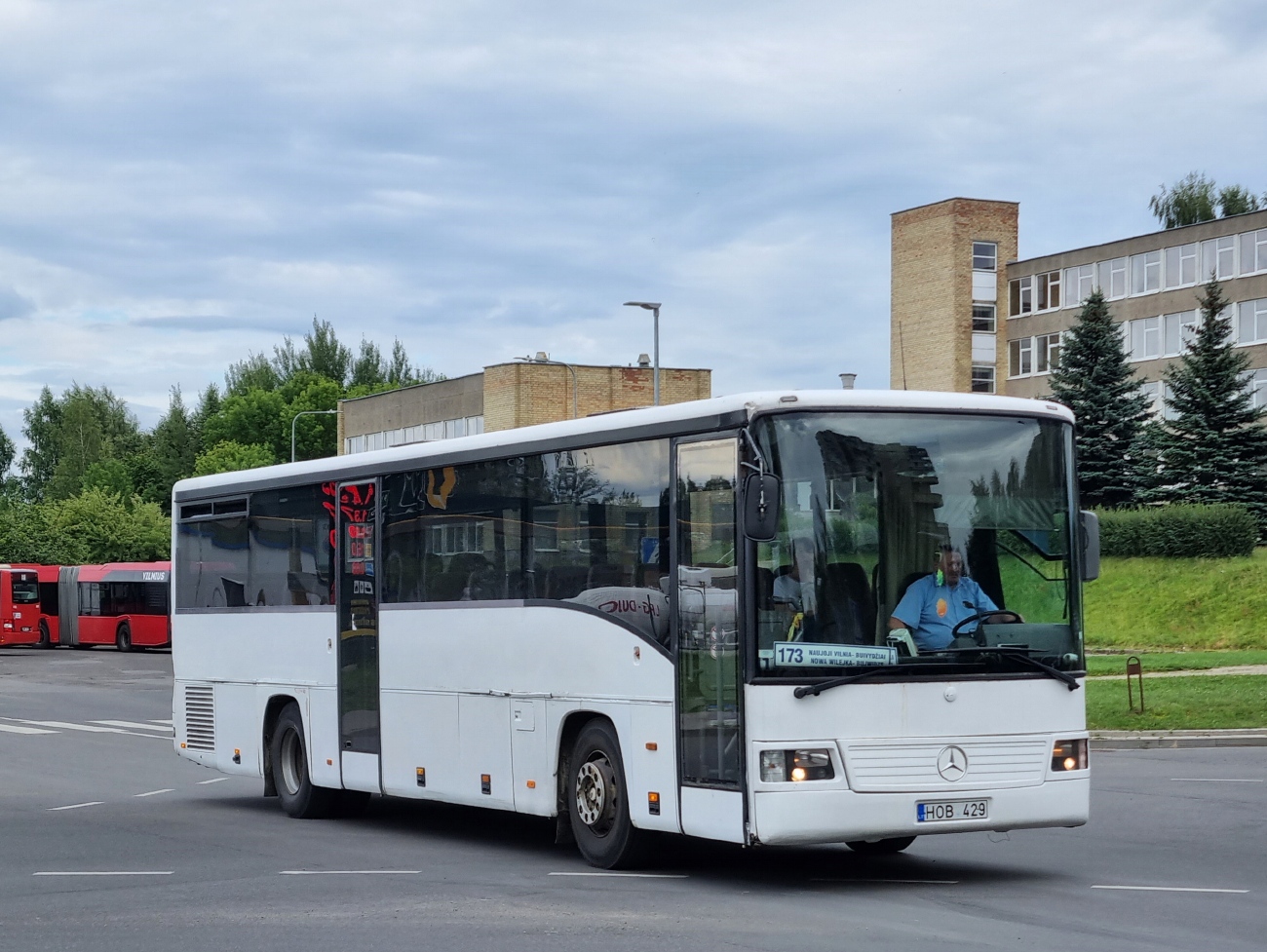 Литва, Mercedes-Benz O550 Integro (France) № HOB 429