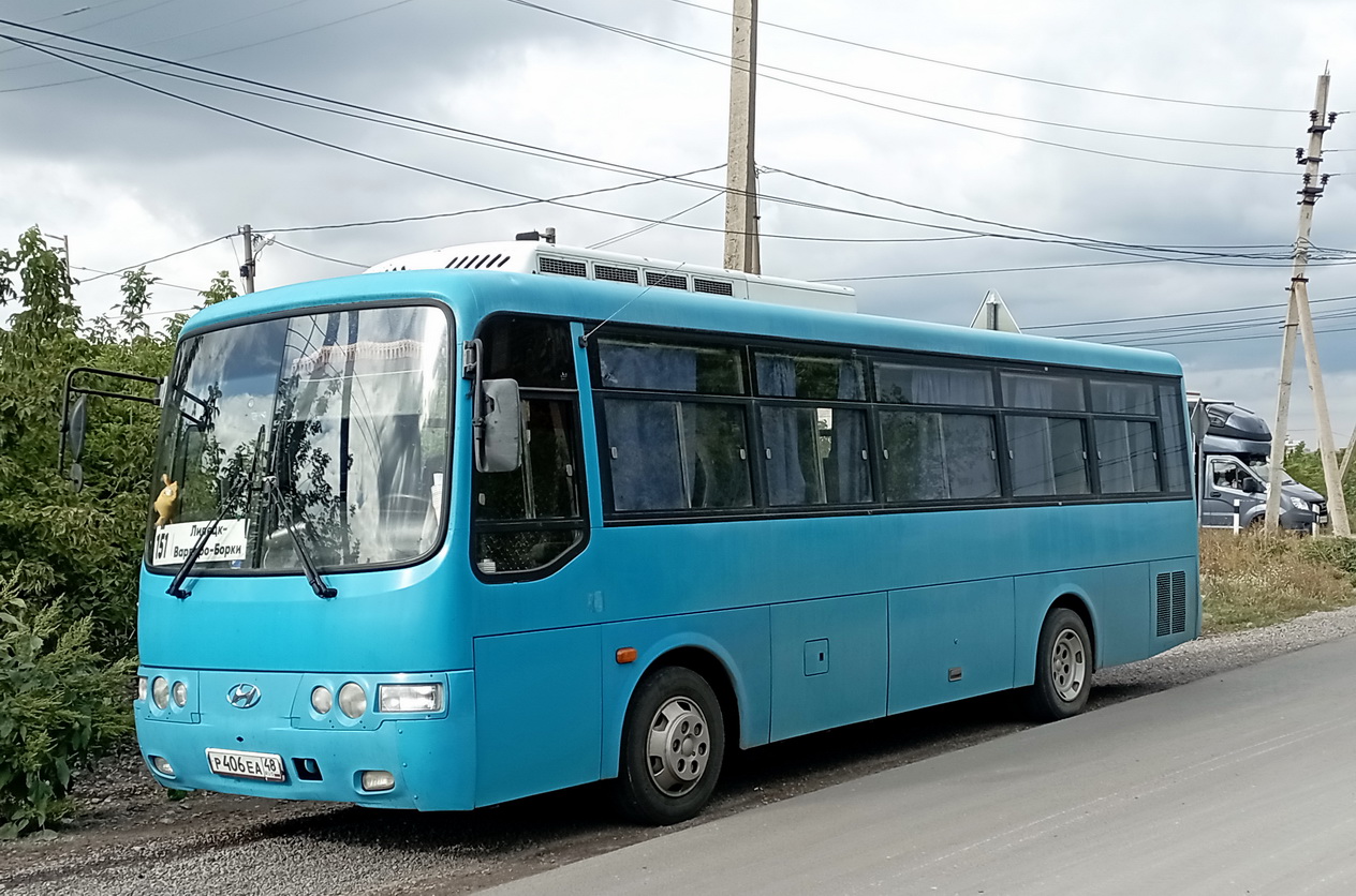 Липецкая область, Hyundai AeroTown № Р 406 ЕА 48